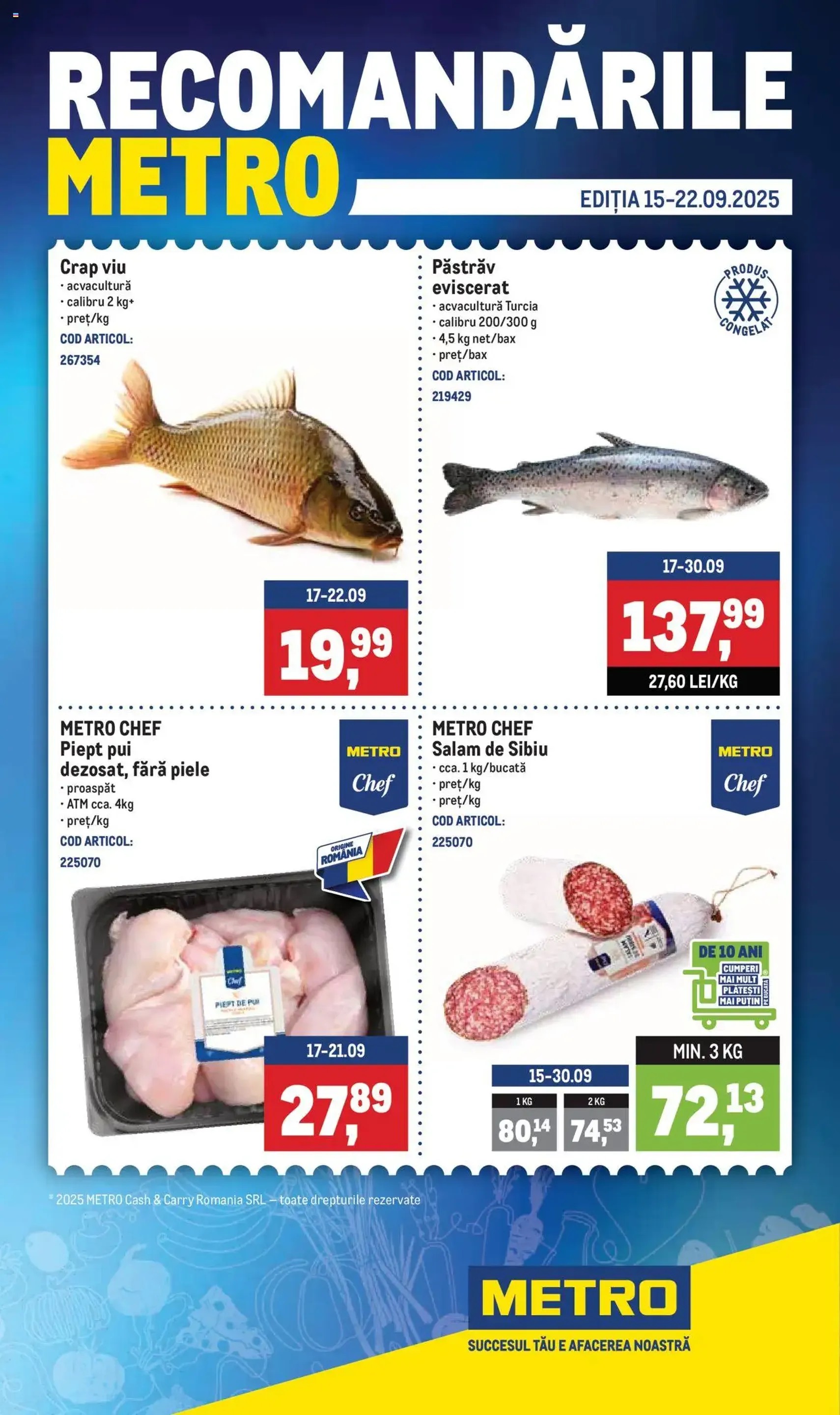 Catalog Metro - cataloage valabile începând cu 15.09.2025 pagina 1 din 6