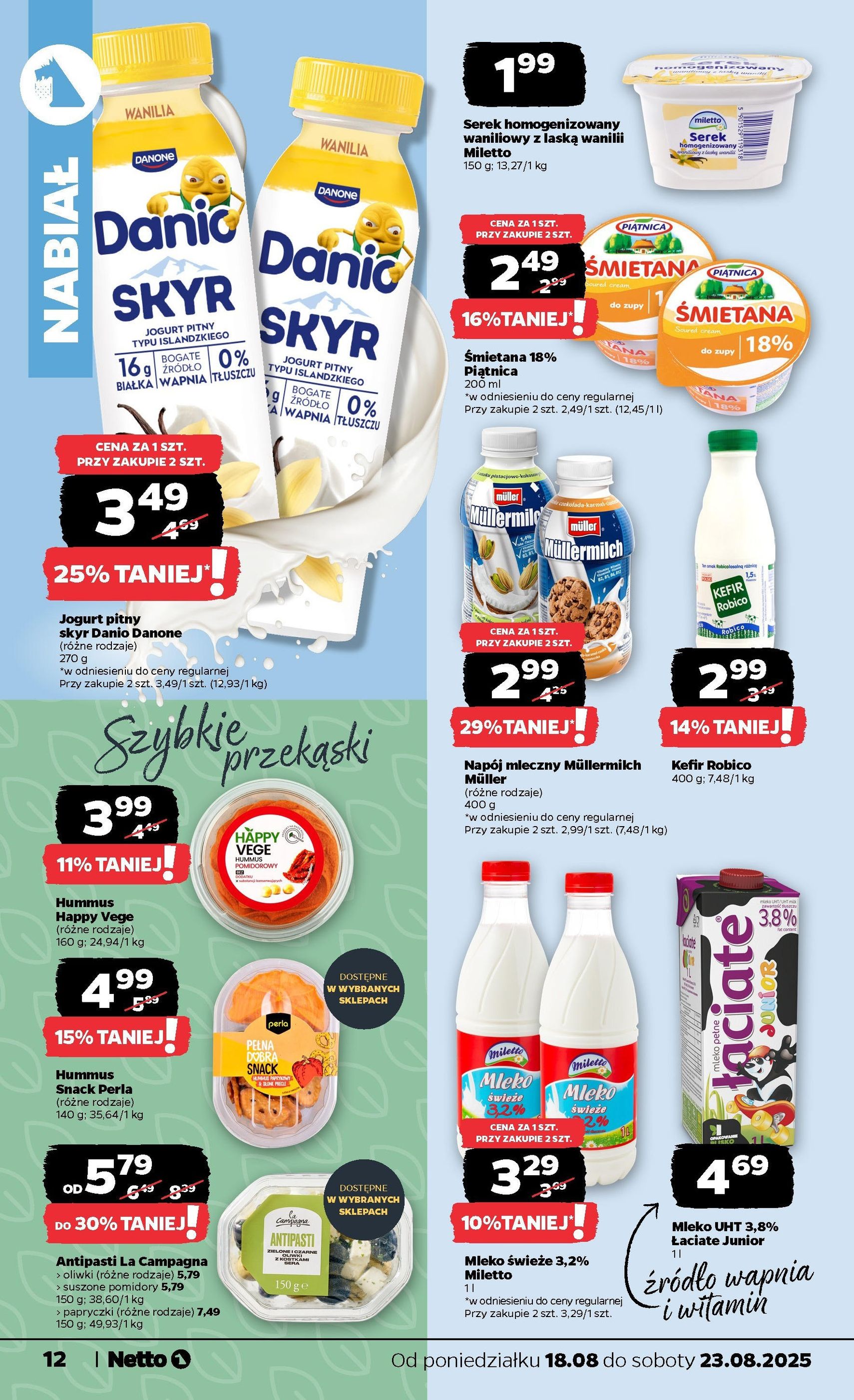 Netto gazetka - Spożywcza - ważny gazetka od 18.08.2025 strona 12 z 33 Netto gazetka - Spożywcza - ważny gazetka od 18.08.2025 strona 12 z 33
