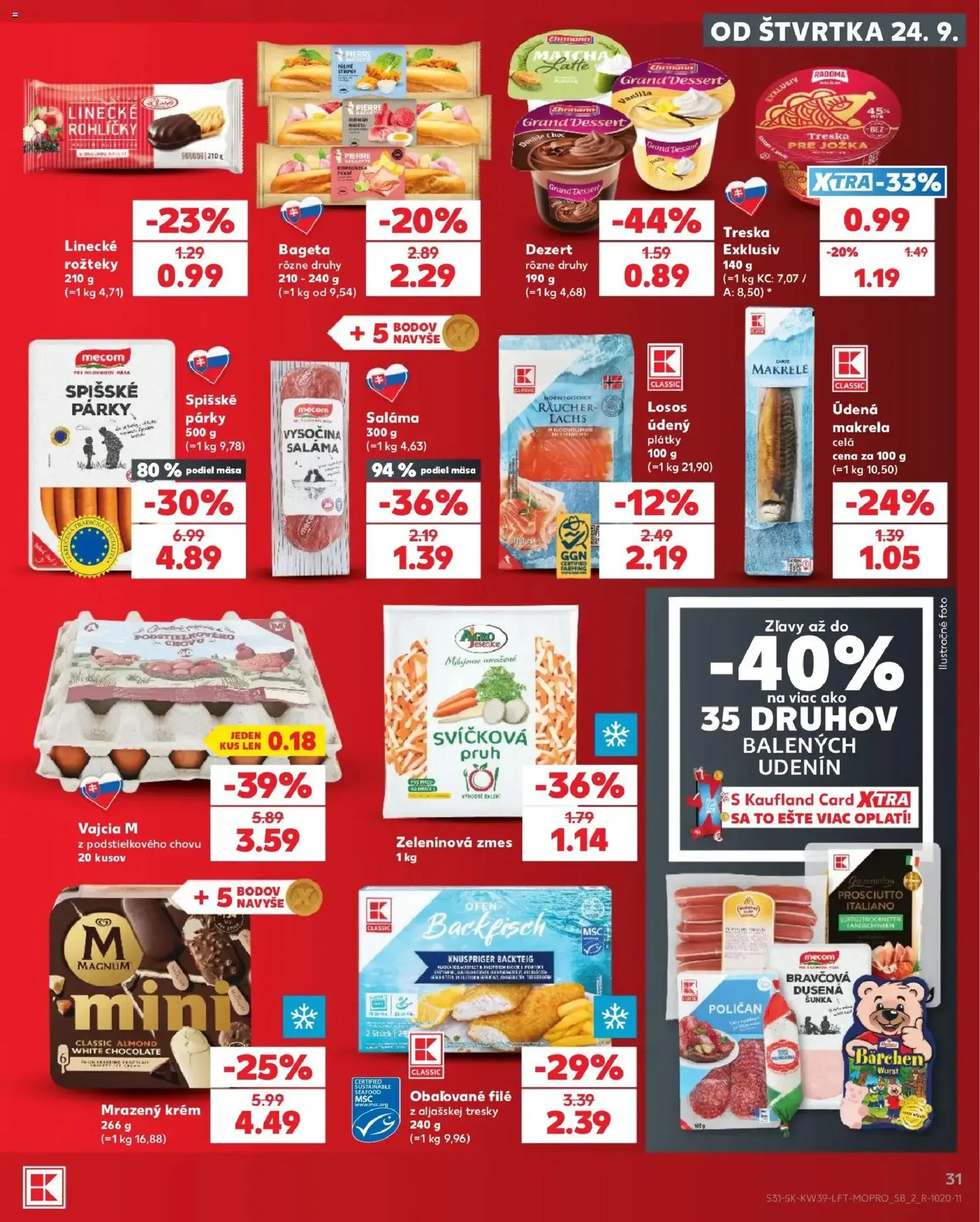 Kaufland leták - platný leták od 24.09.2026 strana 31 z 82