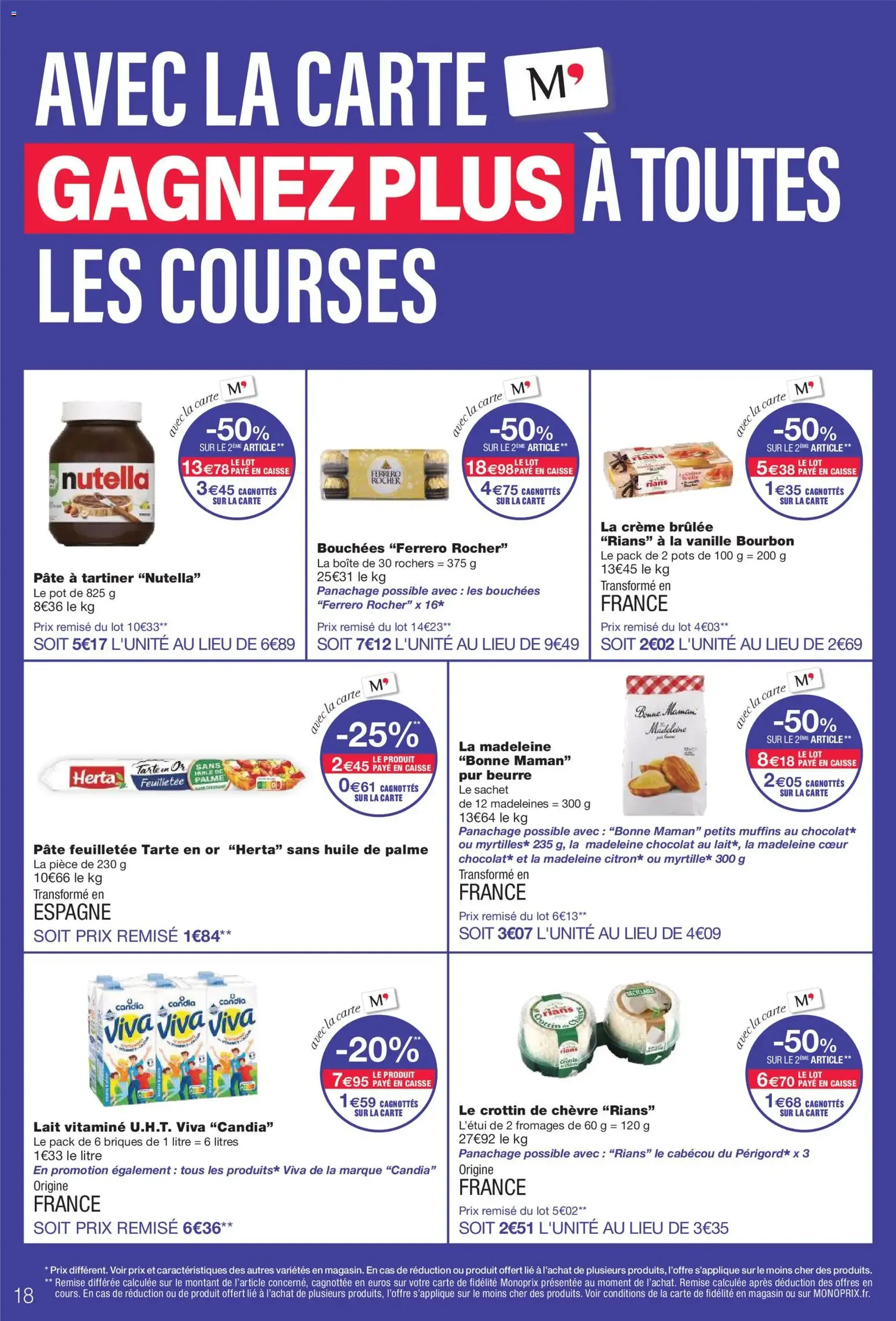 Monoprix catalogue - brochure valable à partir du 24/03/2026, page 18 sur 66