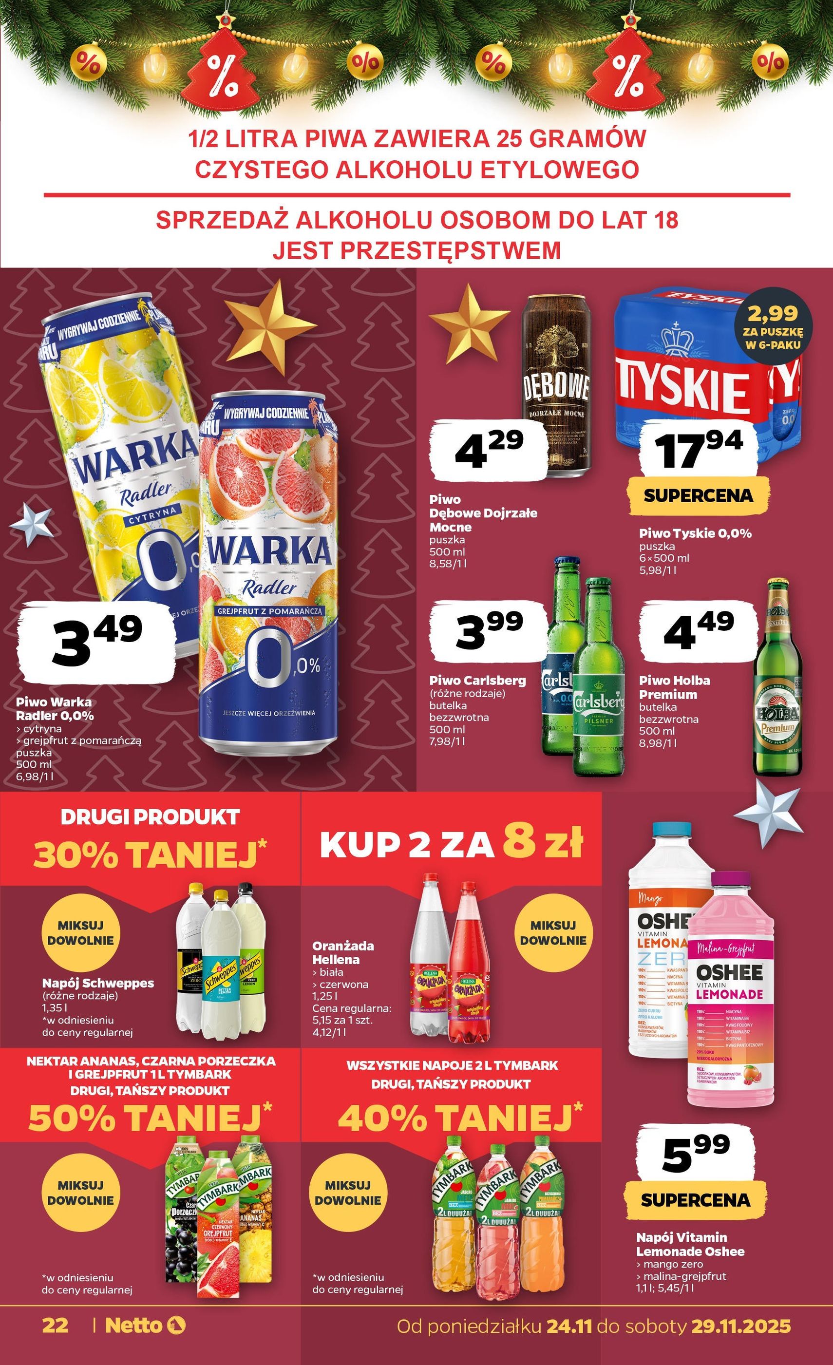 Netto gazetka - Spożywcza - ważny gazetka od 24.11.2025 strona 22 z 36