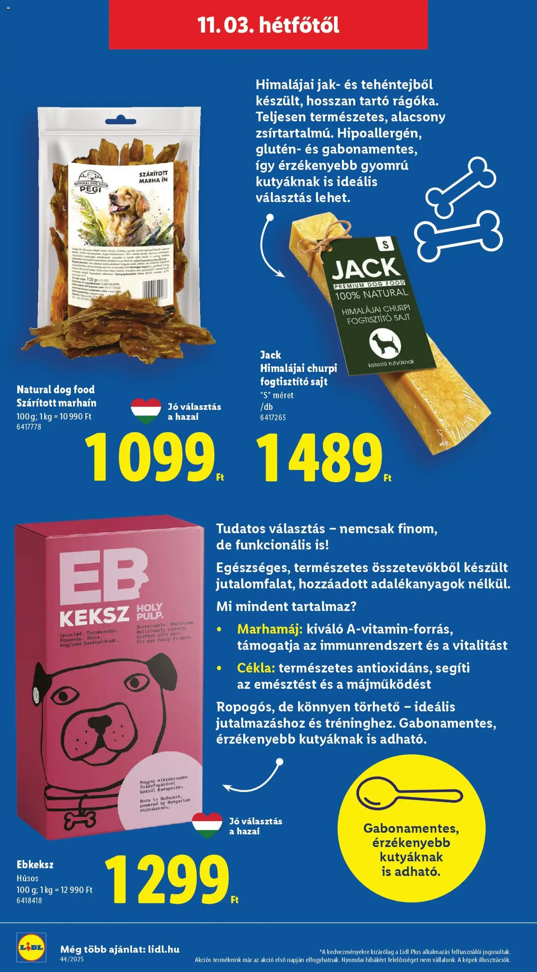 Lidl Akciós újság - 2025.10.30. érvényes szórólap 44 oldal 66 oldalból Lidl Akciós újság - 2025.10.30. érvényes szórólap 44 oldal 66 oldalból