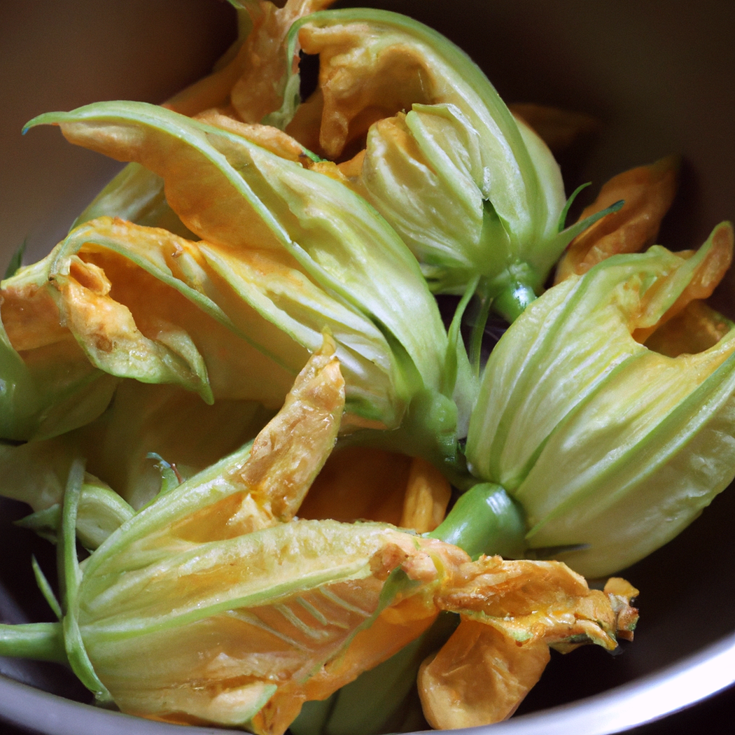 Pastella fiori di zucca
