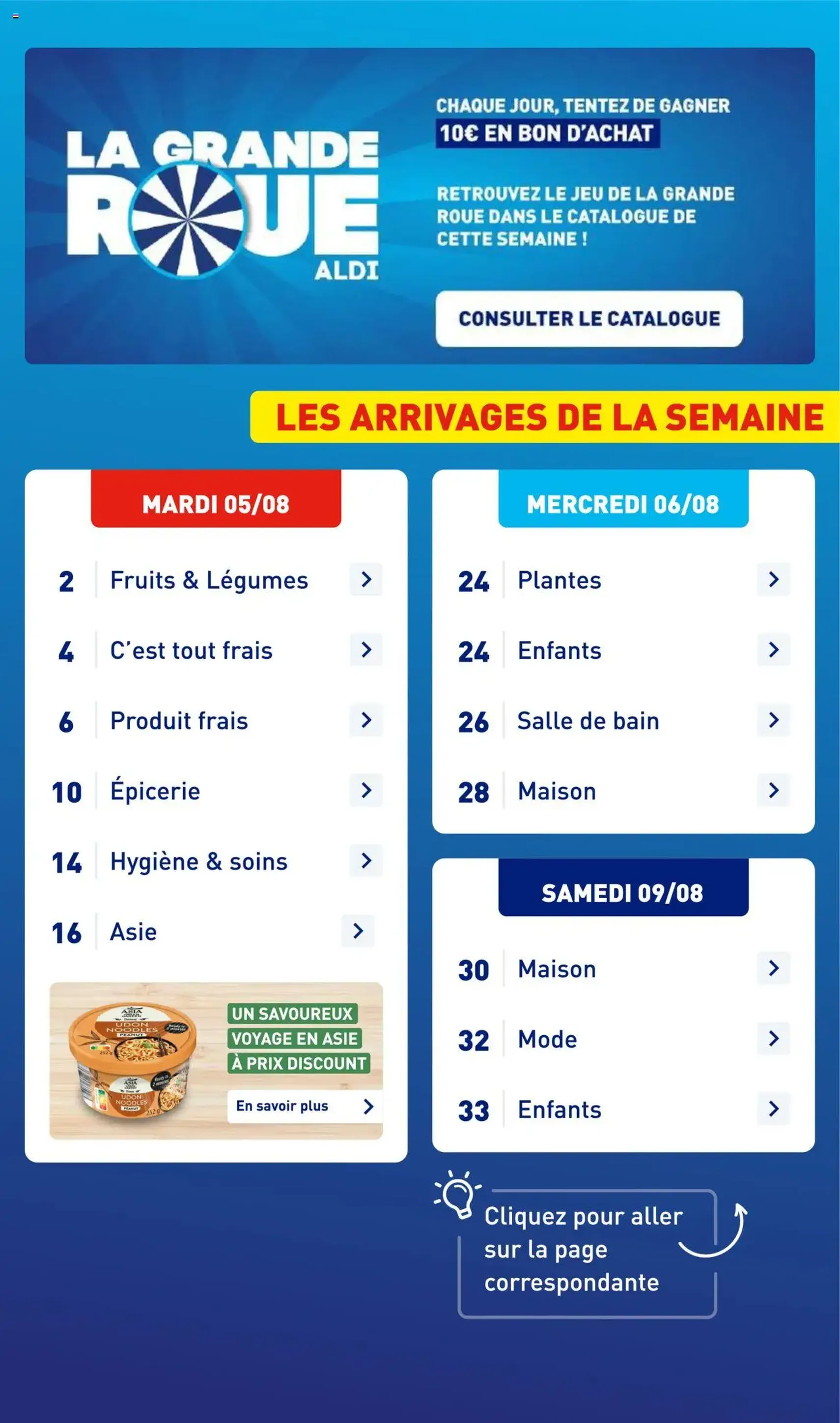 Aldi catalogue semaine 32 - brochure valable à partir du 05/08/2025, page 3 sur 41 Aldi catalogue semaine 32 - brochure valable à partir du 05/08/2025, page 3 sur 41