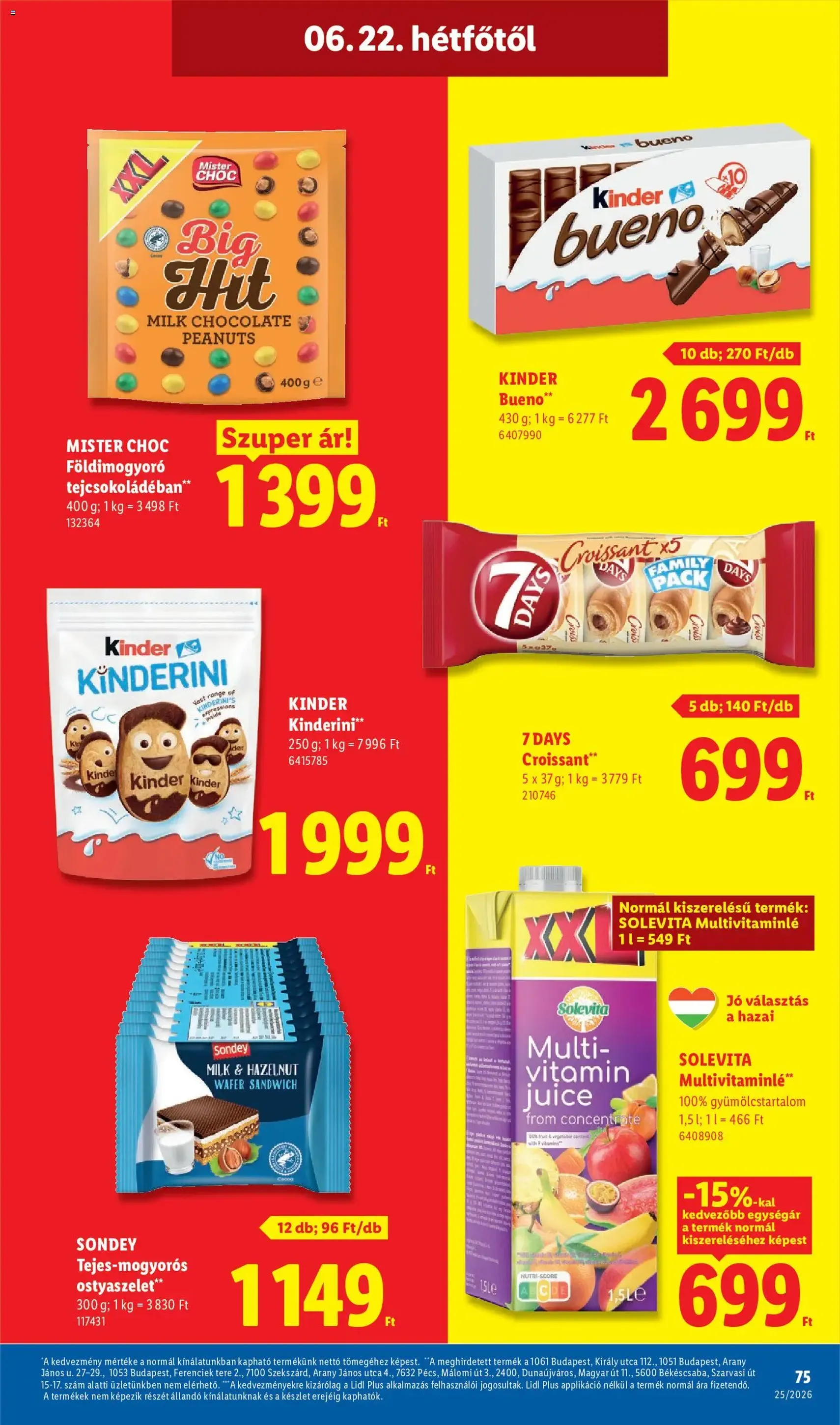 Lidl akciós újság - 2026.06.18. érvényes szórólap 75 oldal 78 oldalból