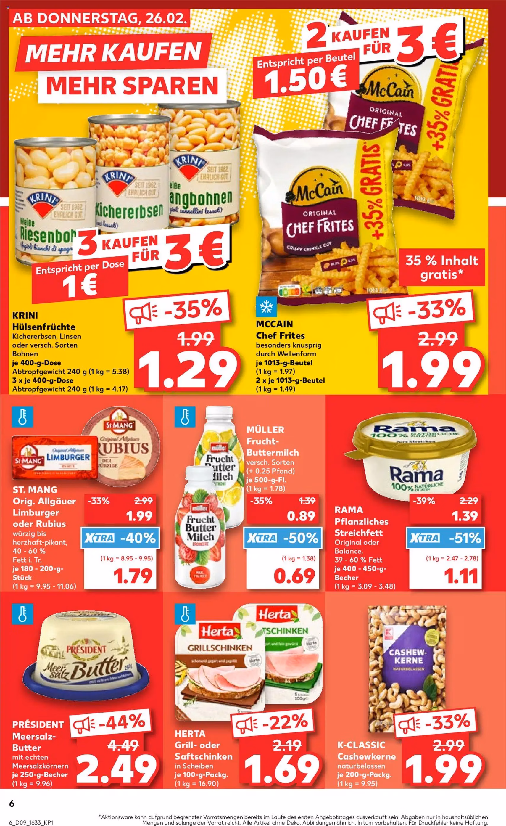 Kaufland Prospekt - Gültiger Prospekt ab 26.02.2026, Seite 6 von insgesamt 70