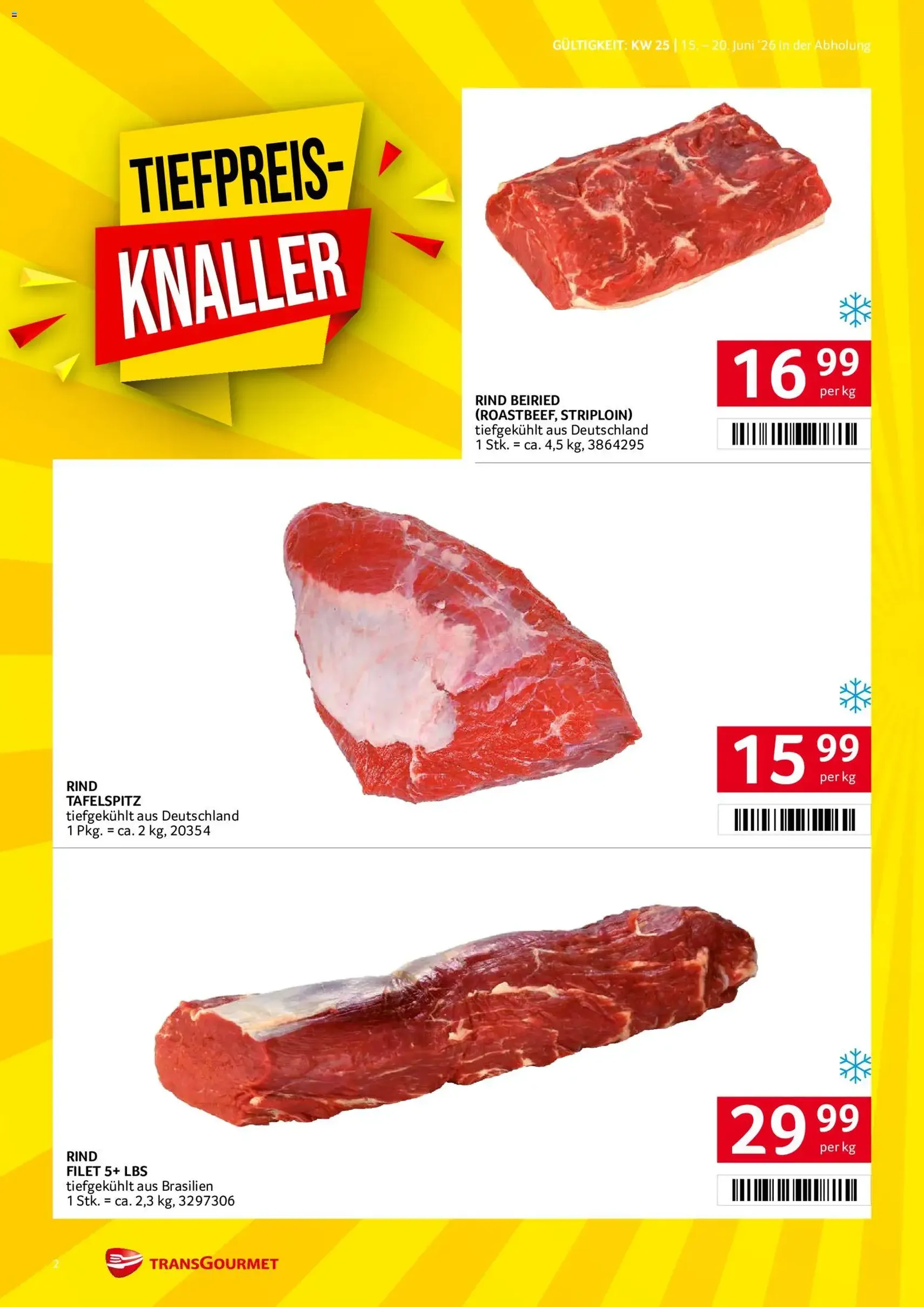 Transgourmet Flugblatt - Gültiger Prospekt ab 15.06.2026, Seite 2 von insgesamt 32