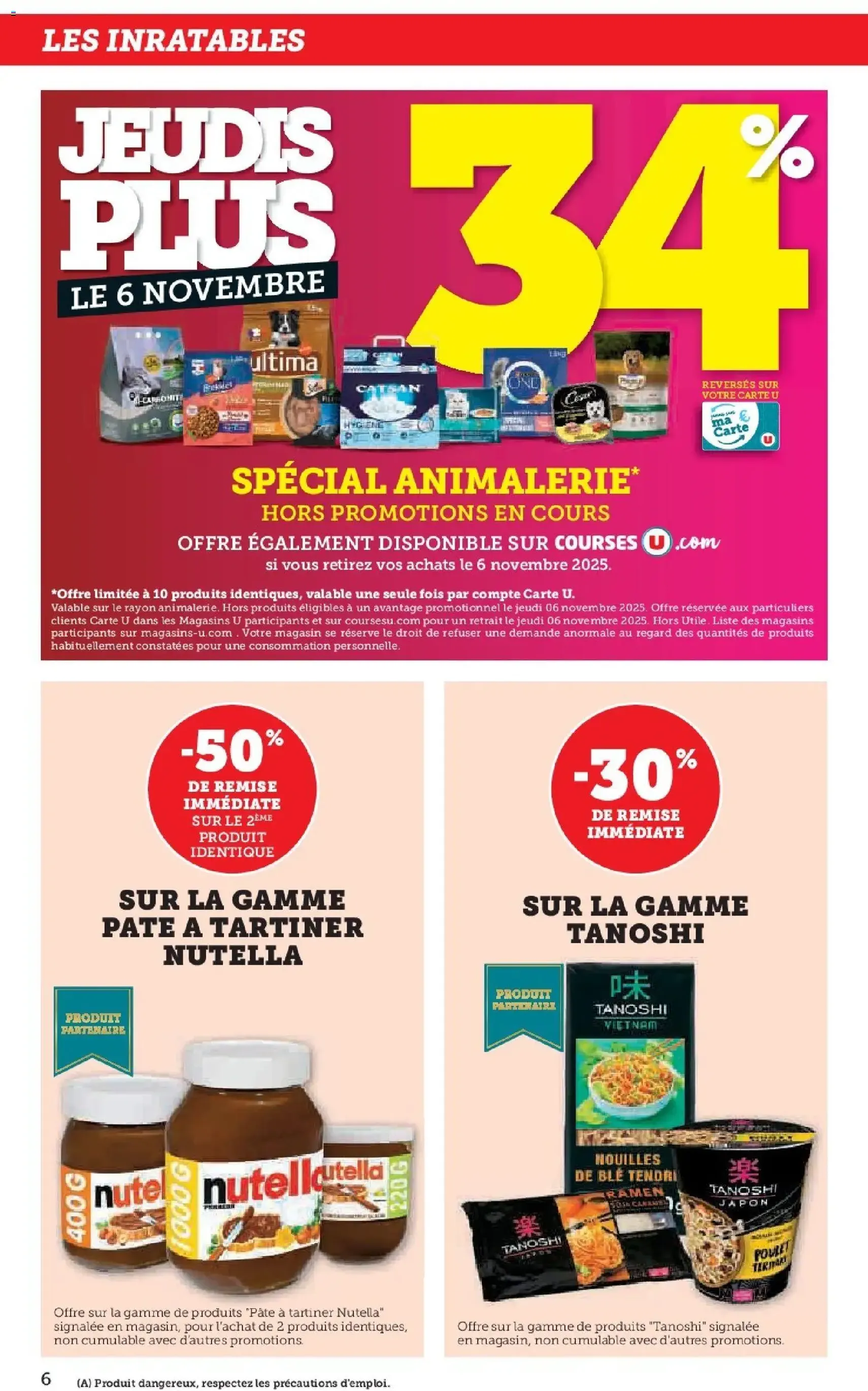 Hyper U catalogue - brochure valable à partir du 04/11/2025, page 6 sur 60