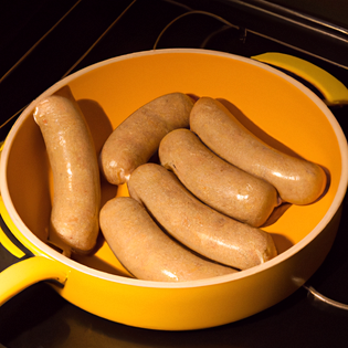 Recipe preview Easy Curried Sausages in Slow Cooker