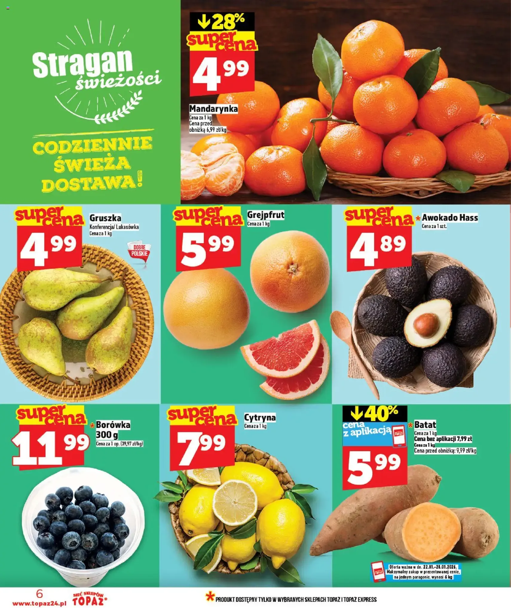 Topaz Gazetka - ważny gazetka od 22.01.2026 strona 6 z 28