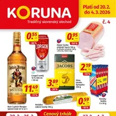 Koruna leták - náhľad letáku platný od 20.02.2026