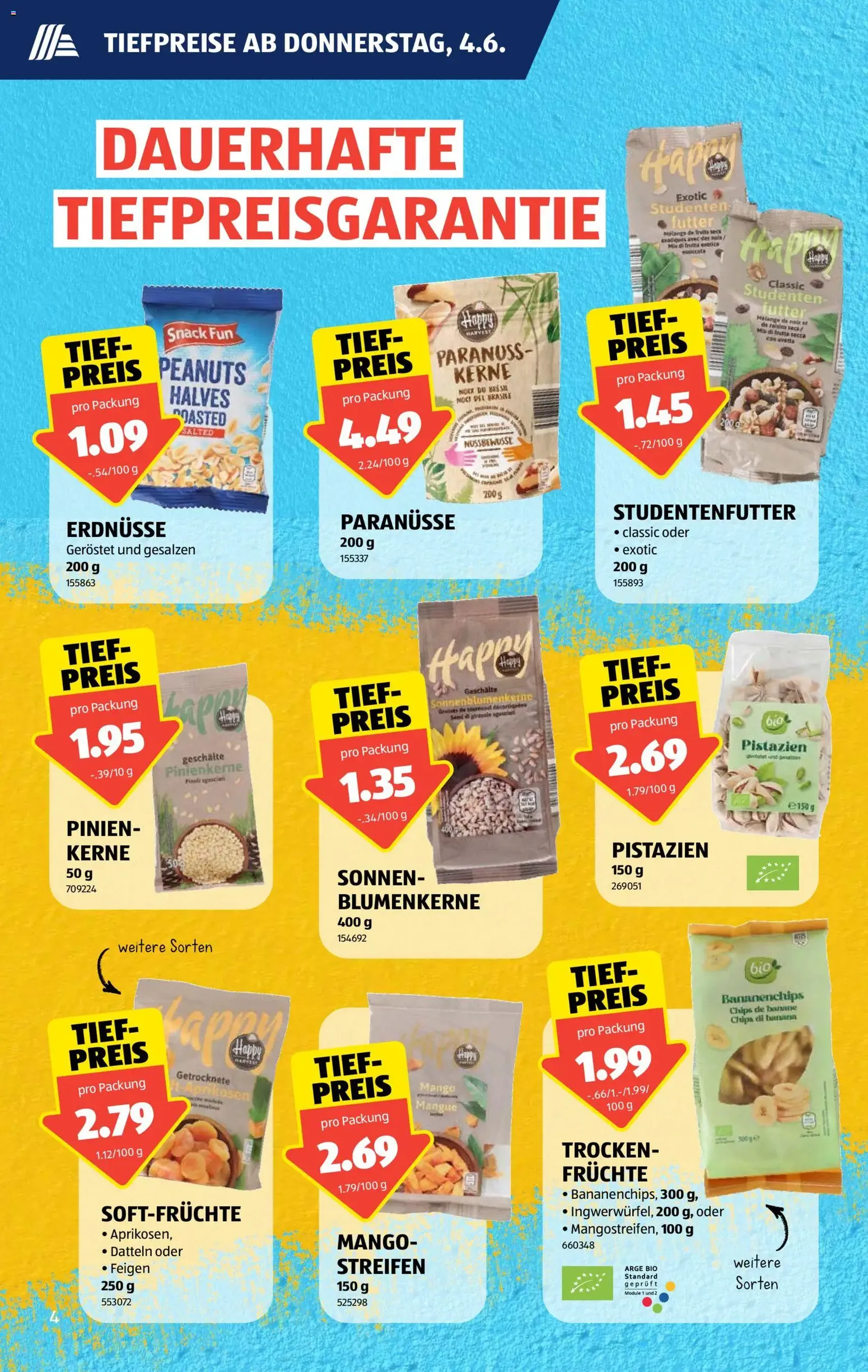 Aldi aktionen - Gültiger Prospekt ab 04.06.2026, Seite 4 von insgesamt 39