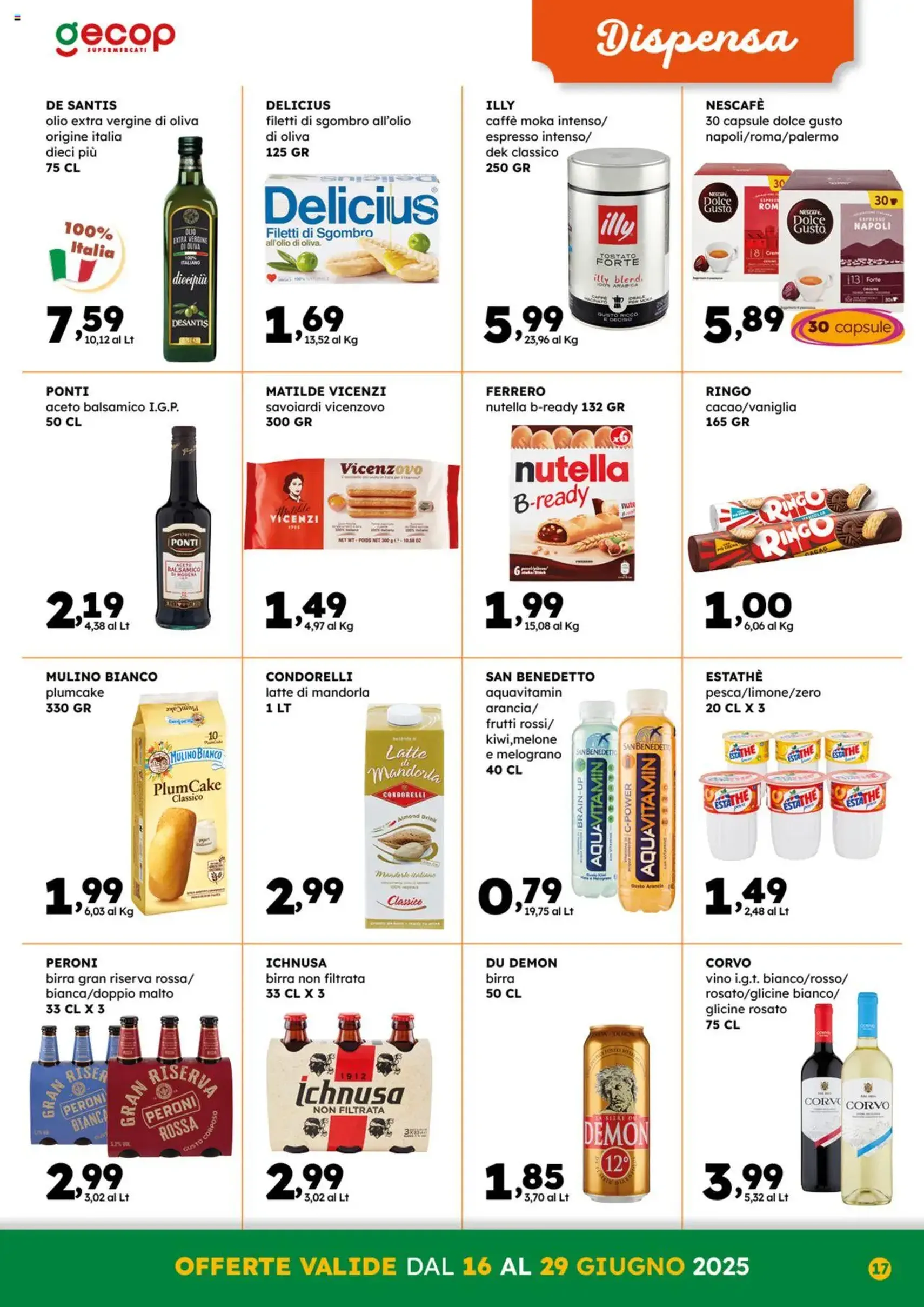 Volantino GECOP - volantino valido dal 16/06/2025 pagina 17 di 20 Volantino GECOP - volantino valido dal 16/06/2025 pagina 17 di 20