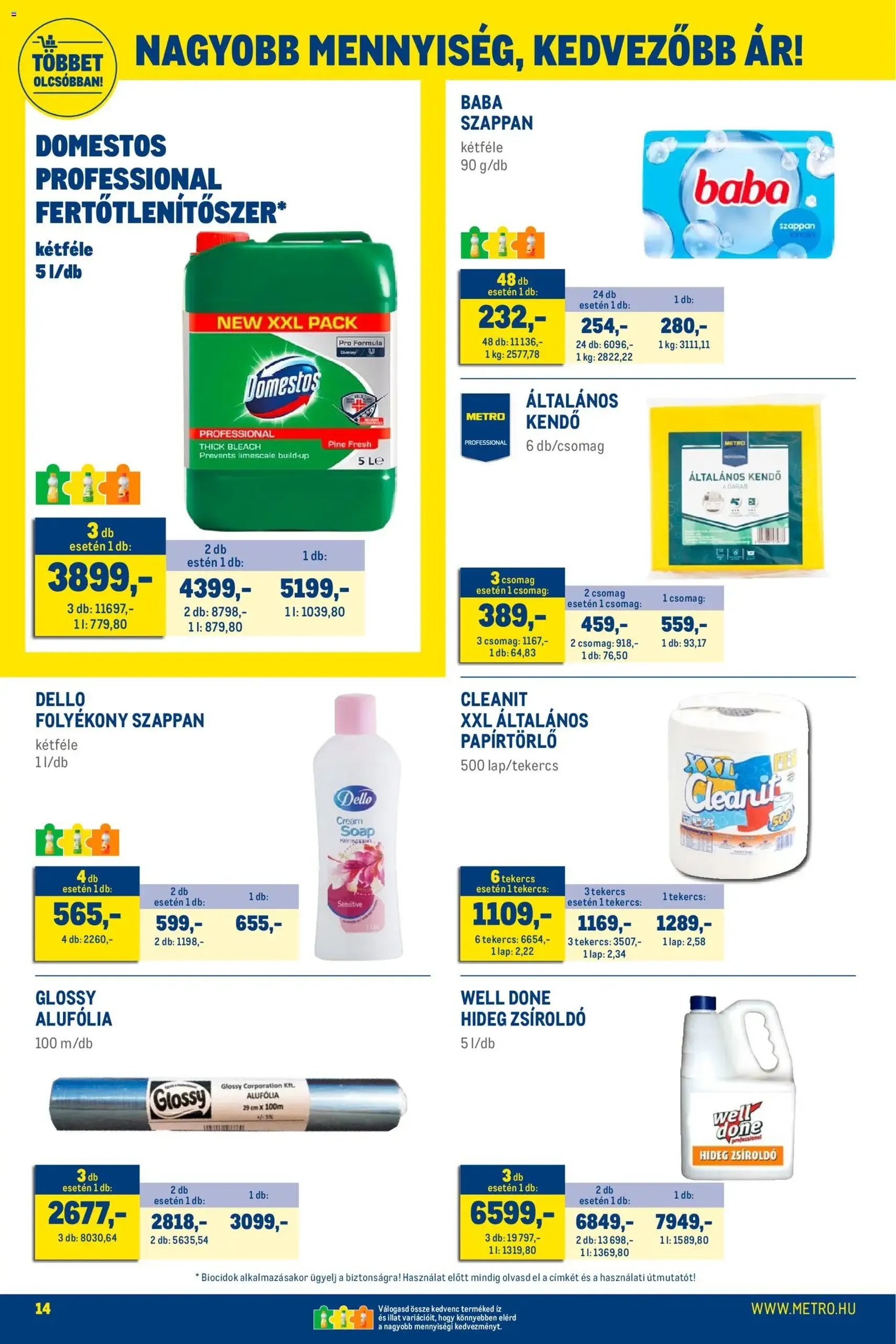 Metro - Élelmiszer és Szezonális katalógus 2026/01 - 2026.01.02. érvényes szórólap 14 oldal 40 oldalból