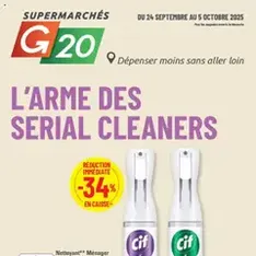 G20 Supermarchés catalogue - Prévisualisation du catalogue valable à partir du 24/09/2025