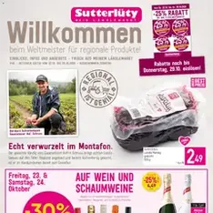 Sutterlüty Flugblatt - Prospekt Vorschau gültig ab 22.10.2026