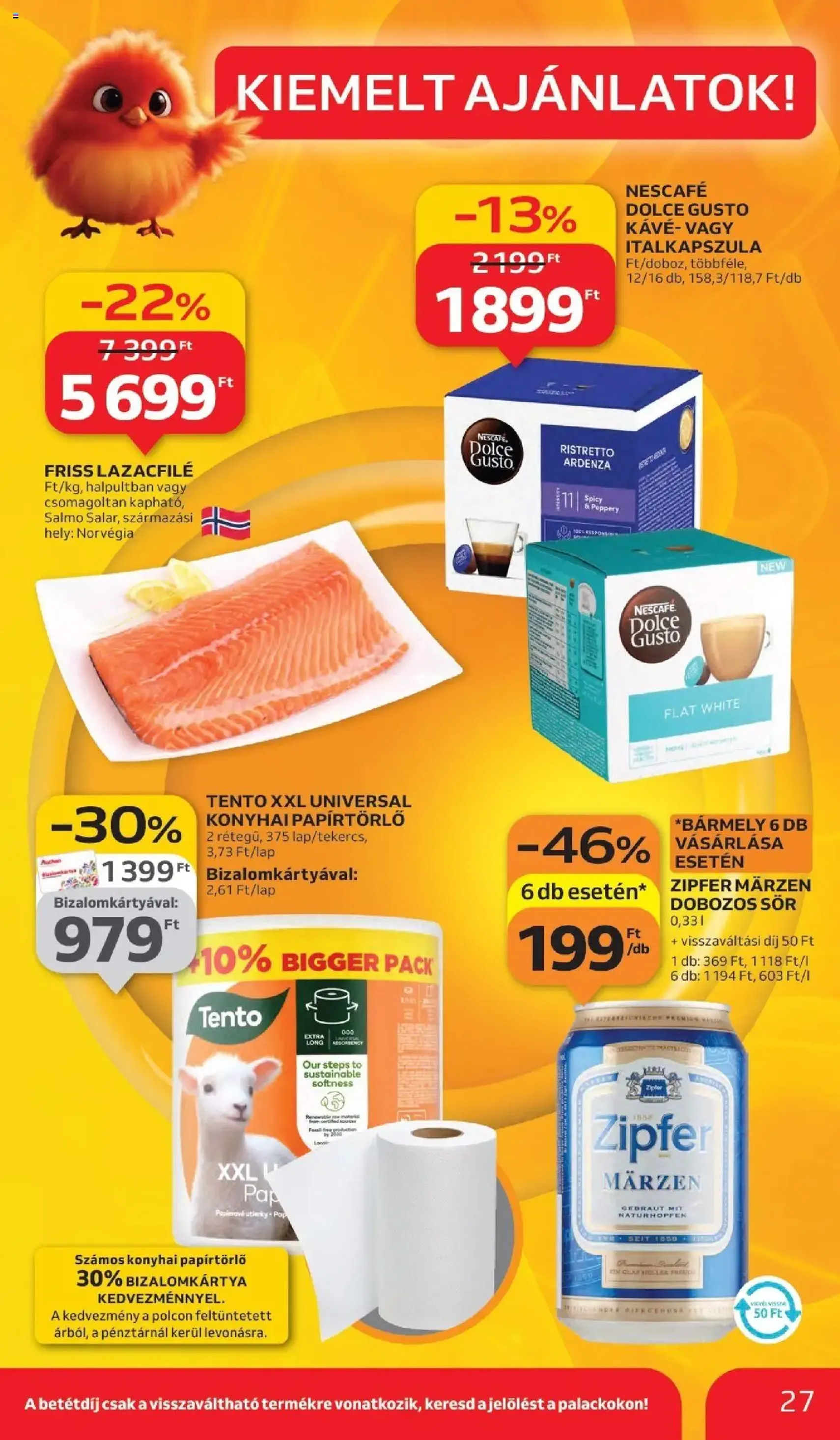 Auchan Akciós újság - 2025.09.11. érvényes szórólap 27 oldal 42 oldalból Auchan Akciós újság - 2025.09.11. érvényes szórólap 27 oldal 42 oldalból