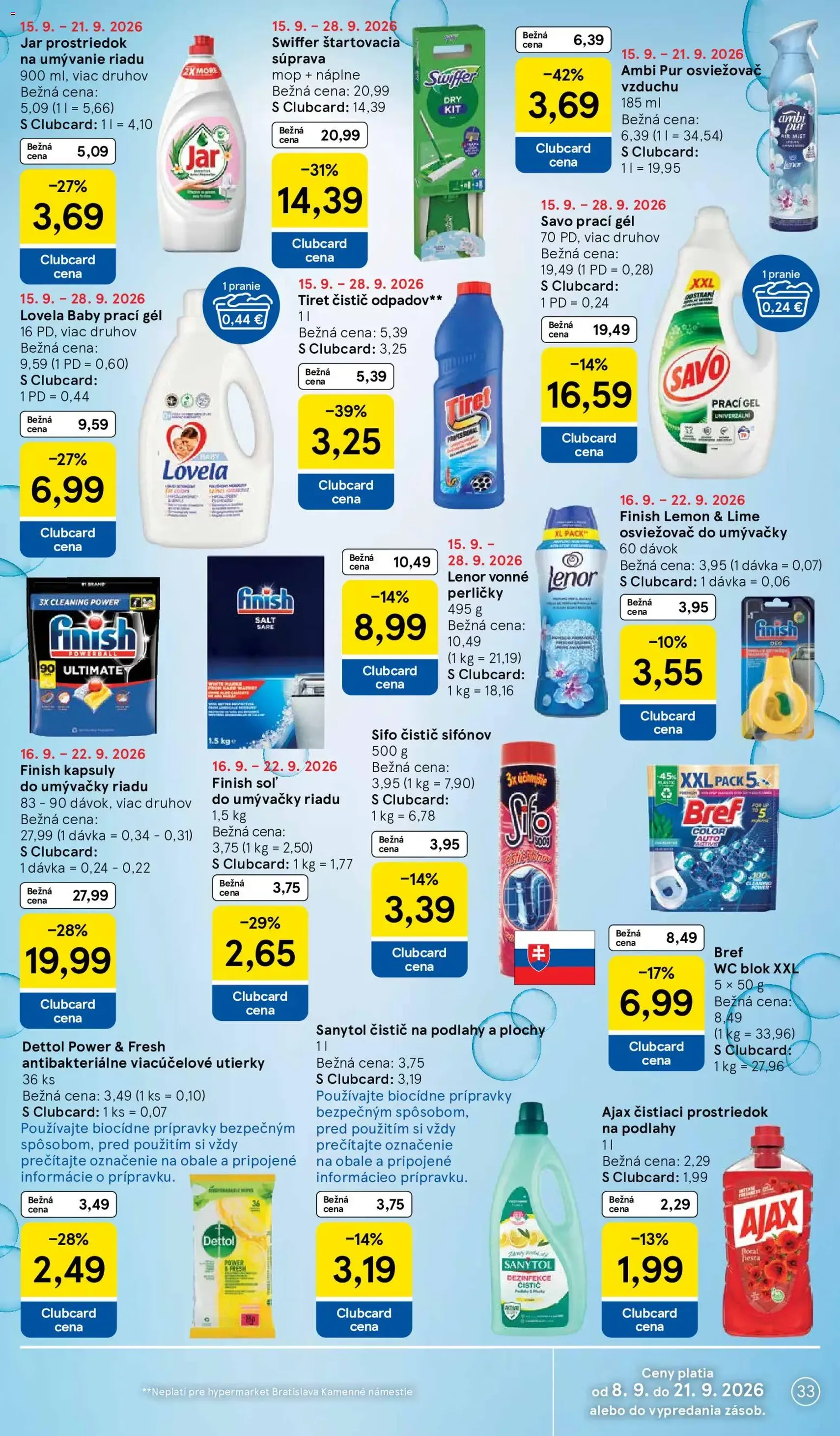 Tesco Hypermarket - leták - platný leták od 16.09.2026 strana 33 z 42