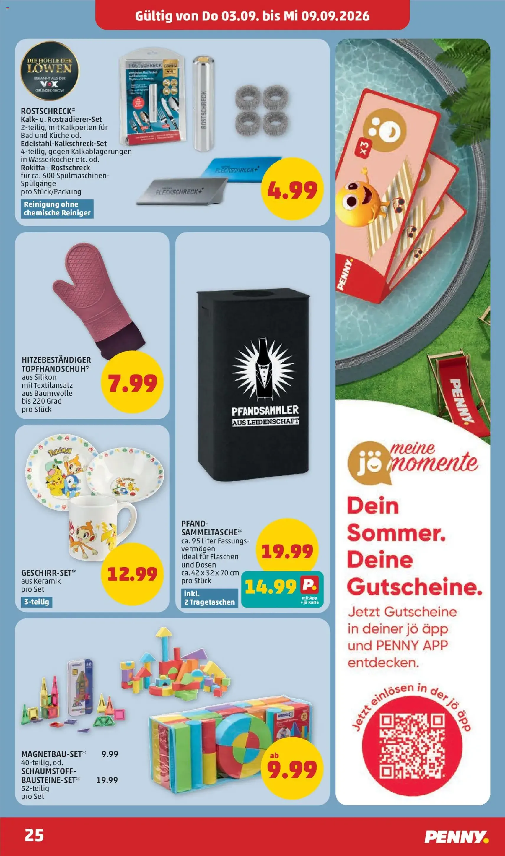 Penny Markt Flugblatt - Gültiger Prospekt ab 03.09.2026, Seite 25 von insgesamt 32