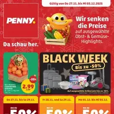 Penny Markt - Black Friday - Prospekt Vorschau gültig ab 27.11.2025