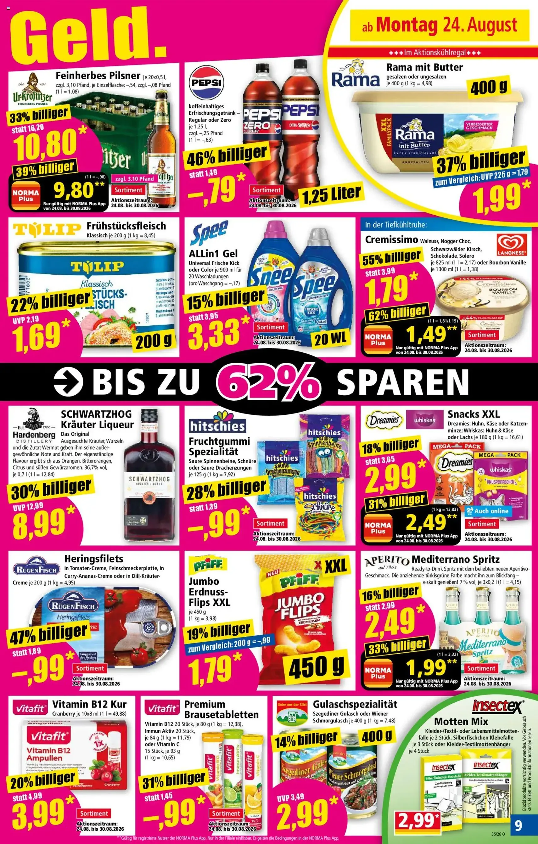 Norma Prospekt - Gültiger Prospekt ab 24.08.2026, Seite 9 von insgesamt 28