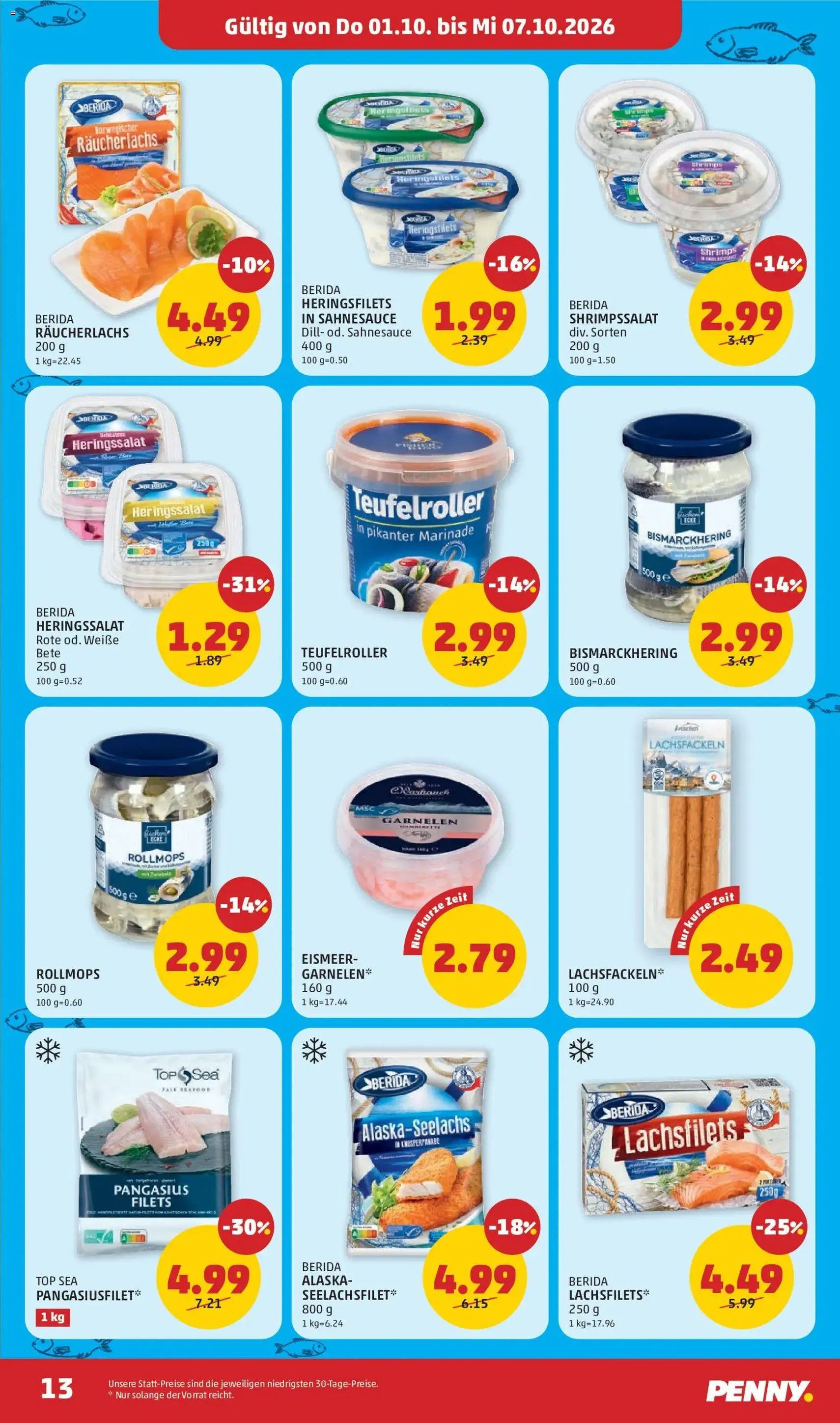 Penny Markt - Flugblatt - Gültiger Prospekt ab 01.10.2026, Seite 13 von insgesamt 32