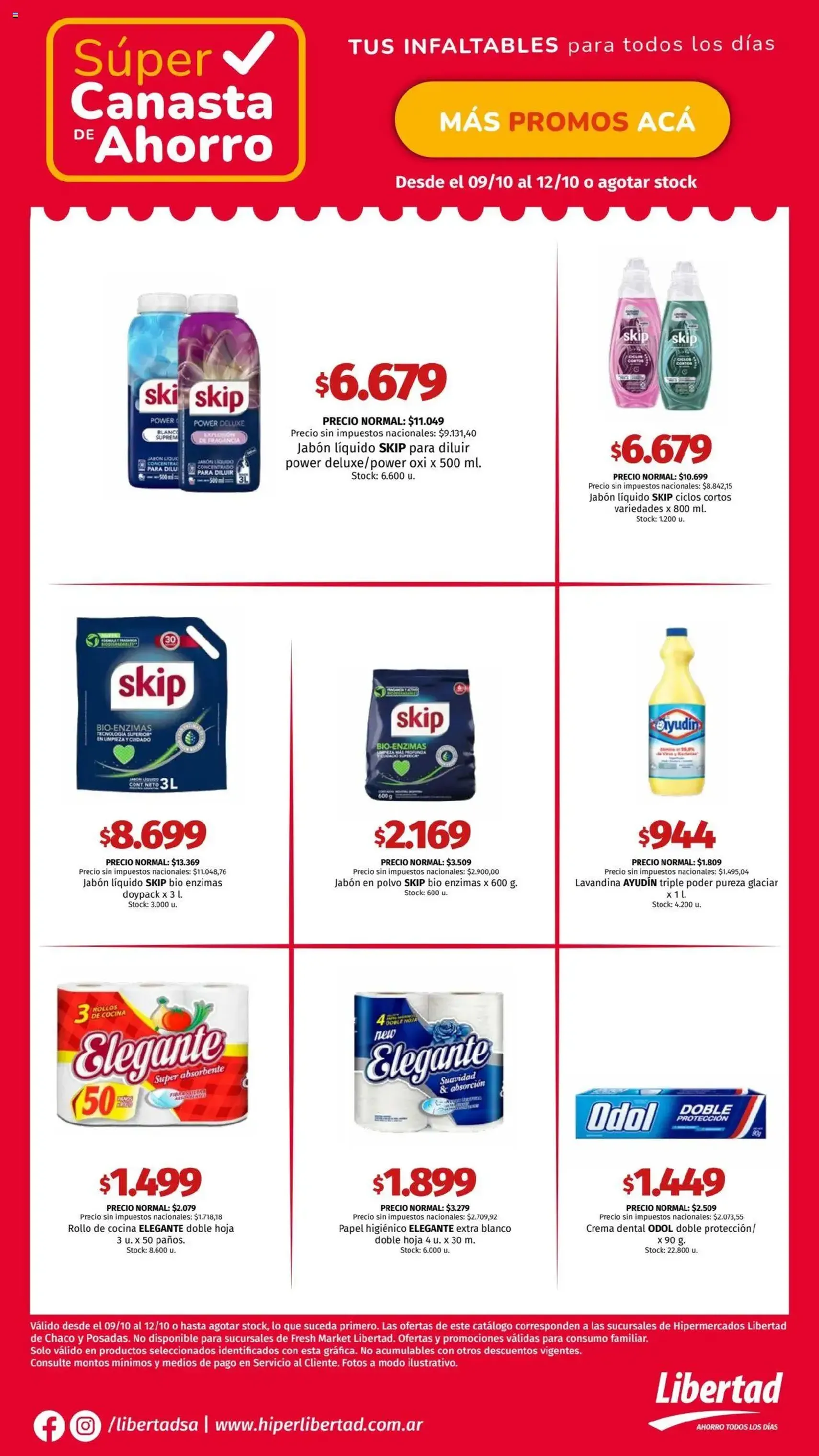 Hipermercado Libertad catálogo - folleto válido desde 09/10/2025 página 5 de 5
