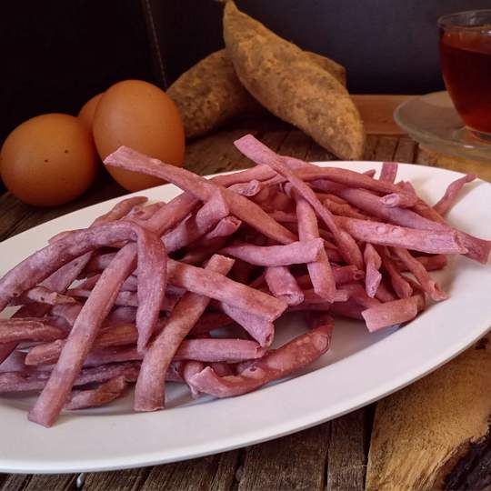 Anteprima ricetta Patate viola croccanti