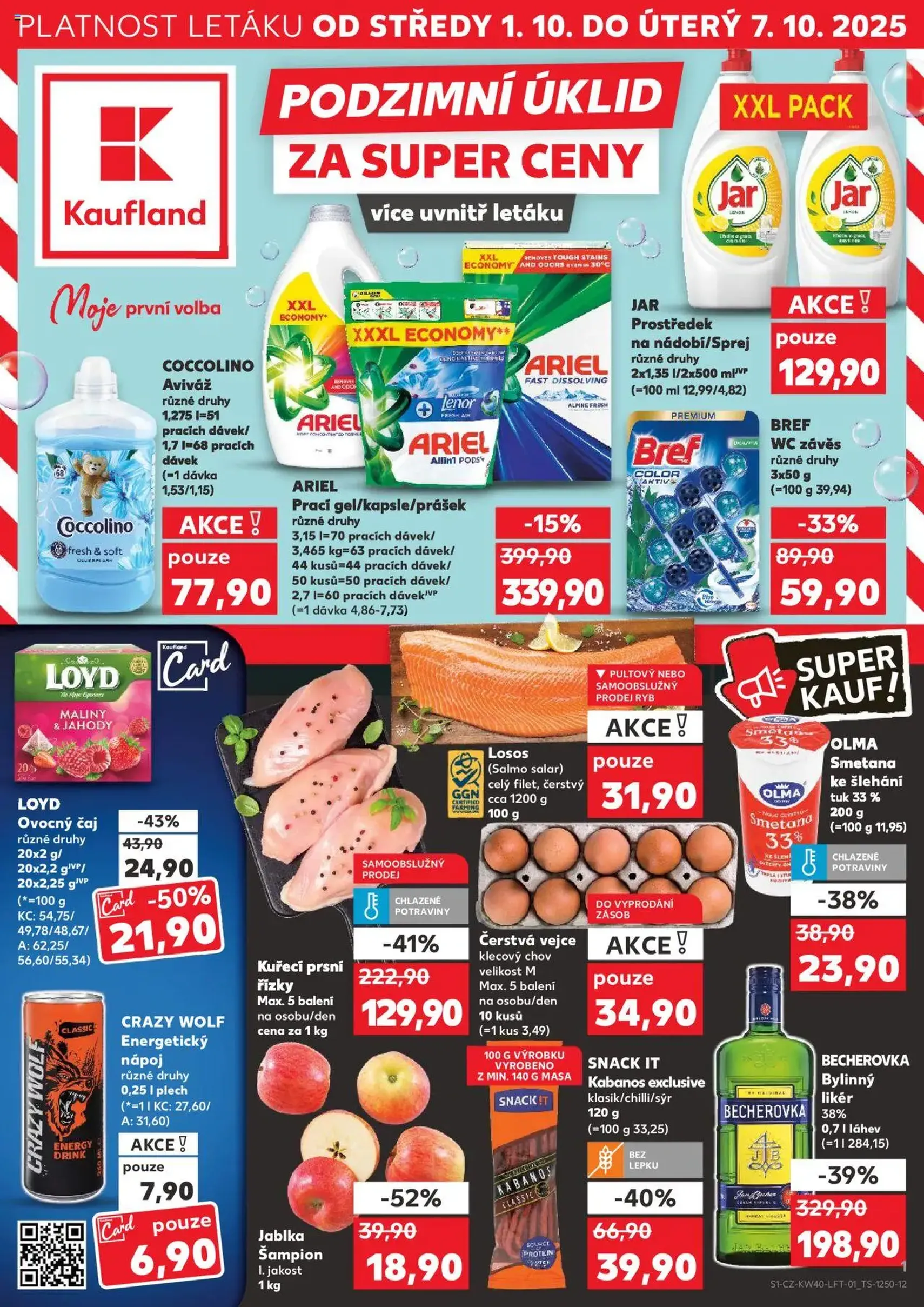 Kaufland leták - platný leták od 01.10.2025 strana 1 z 90
