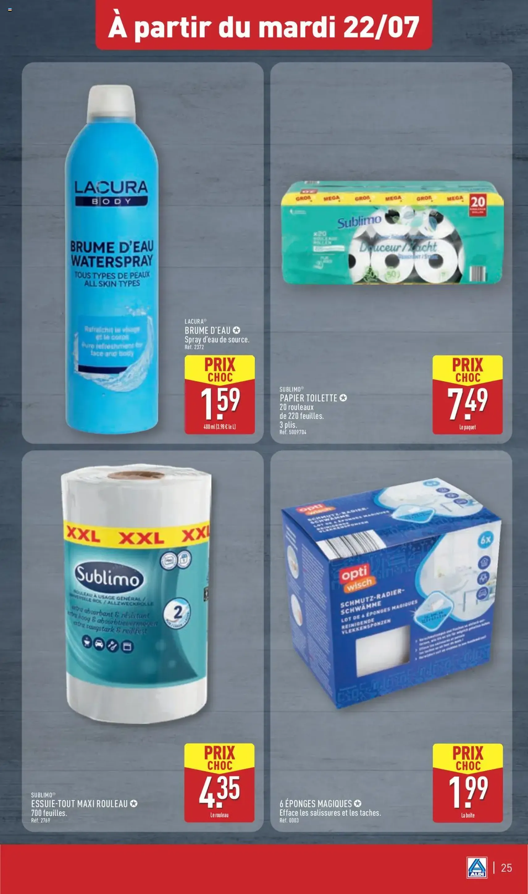 Aldi catalogue semaine 30 - brochure valable à partir du 22/07/2025, page 27 sur 45 Aldi catalogue semaine 30 - brochure valable à partir du 22/07/2025, page 27 sur 45