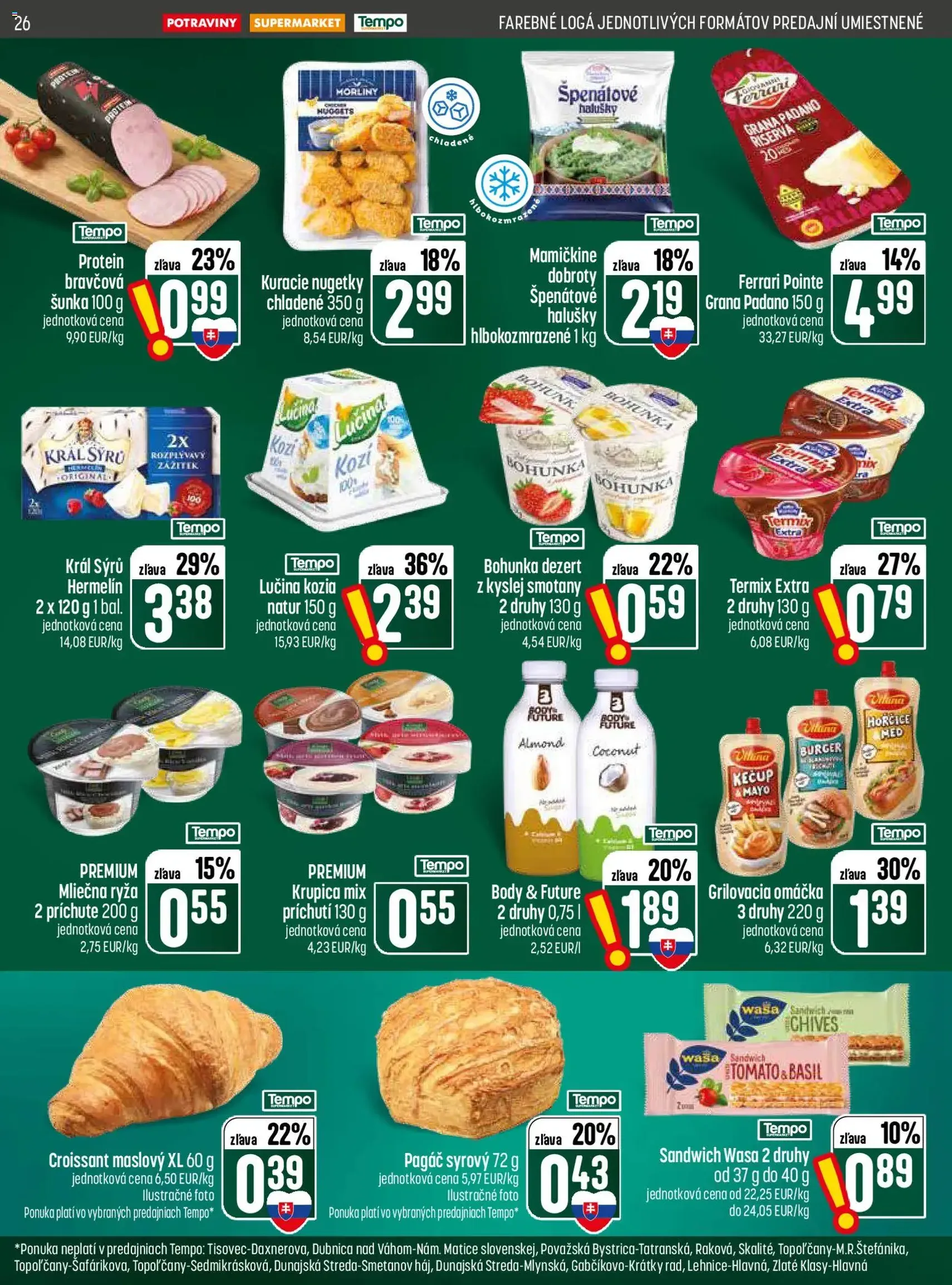 COOP Jednota leták - platný leták od 16.07.2026 strana 26 z 28