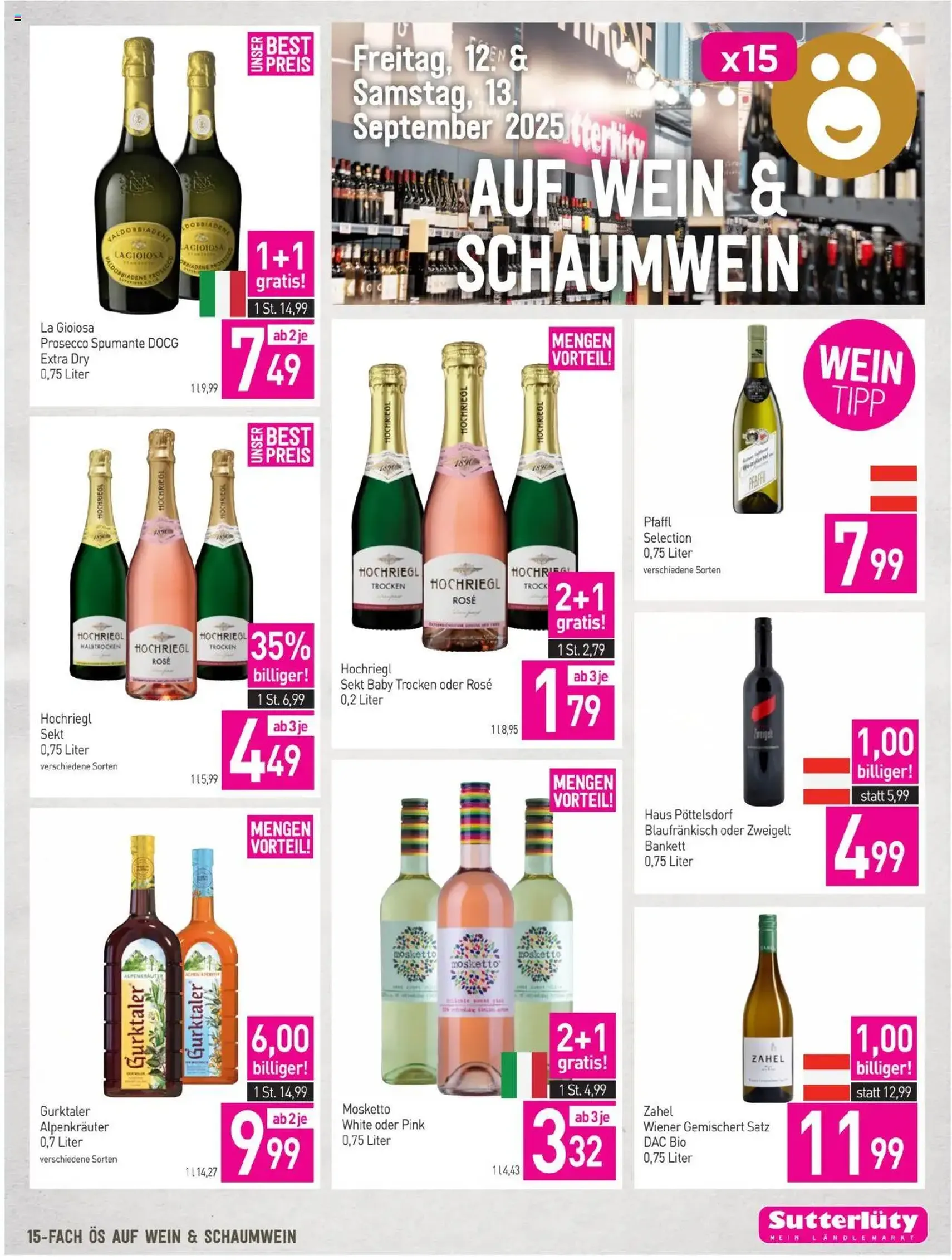 Sutterlüty Flugblatt - Gültiger Prospekt ab 11.09.2025, Seite 13 von insgesamt 20