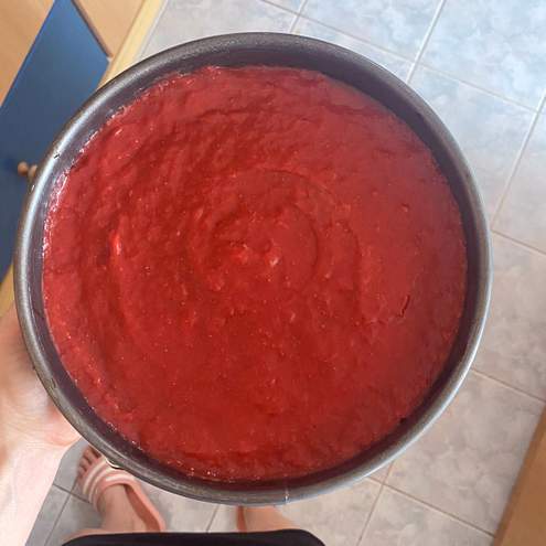 Gluténmentes eper torta - előkészítő lépés 1