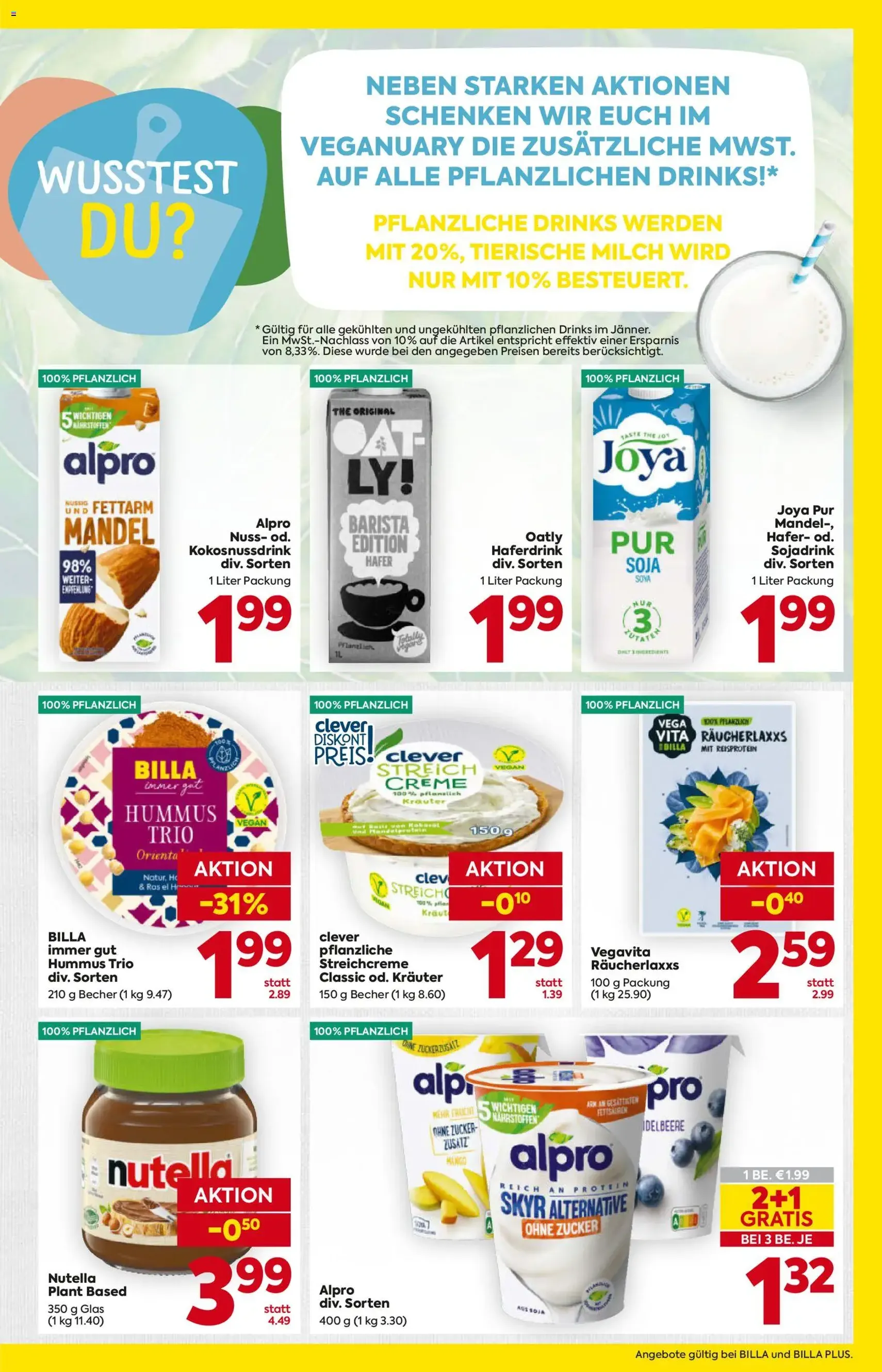 Billa Flugblatt - Gültiger Prospekt ab 02.01.2026, Seite 3 von insgesamt 20