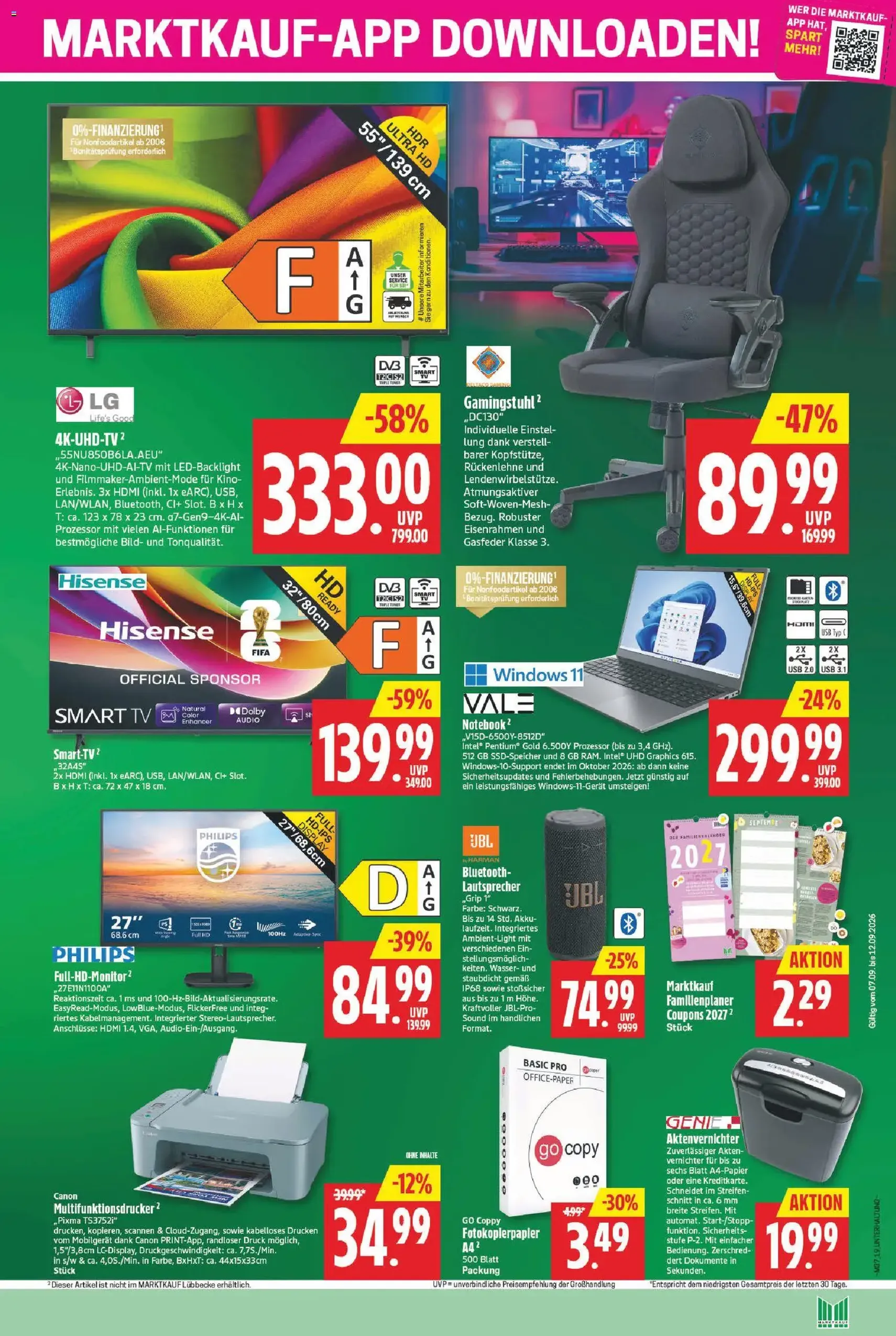 Marktkauf Prospekt - Gültiger Prospekt ab 07.09.2026, Seite 19 von insgesamt 29