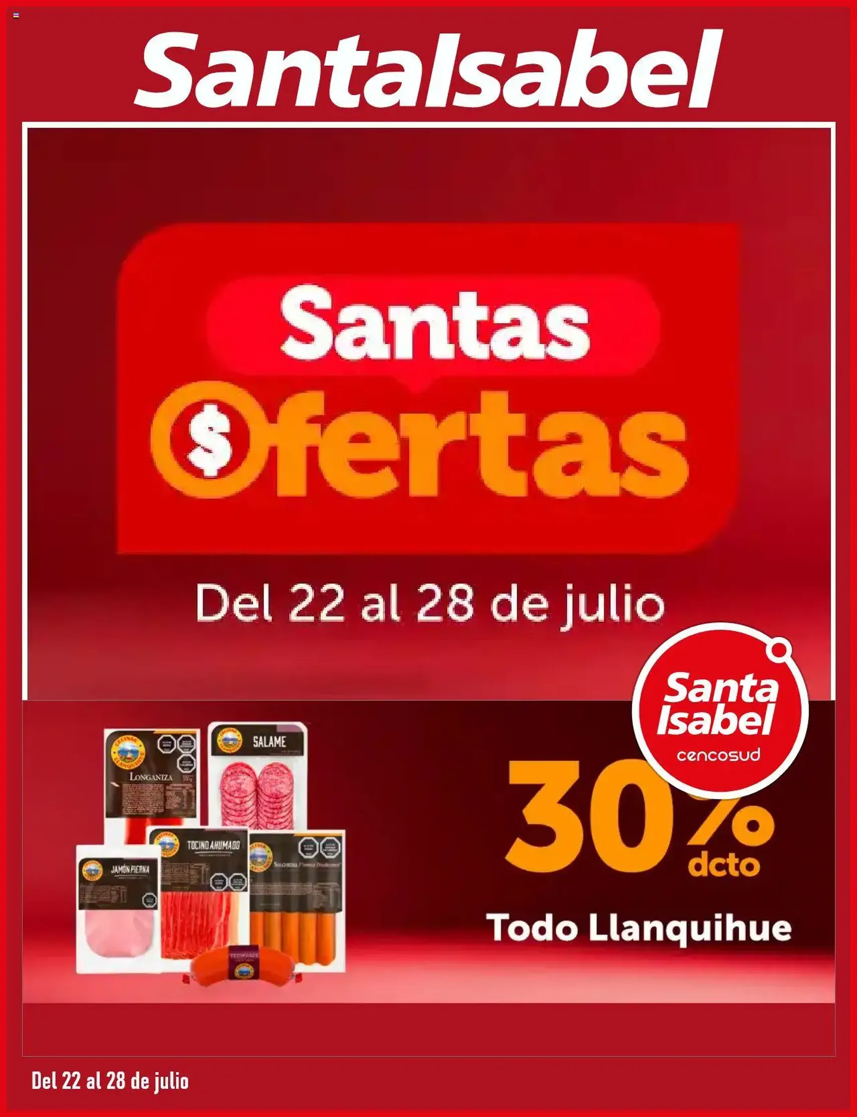 Santa Isabel ofertas - folleto válido desde 21.07.2025 página 1 de 5
