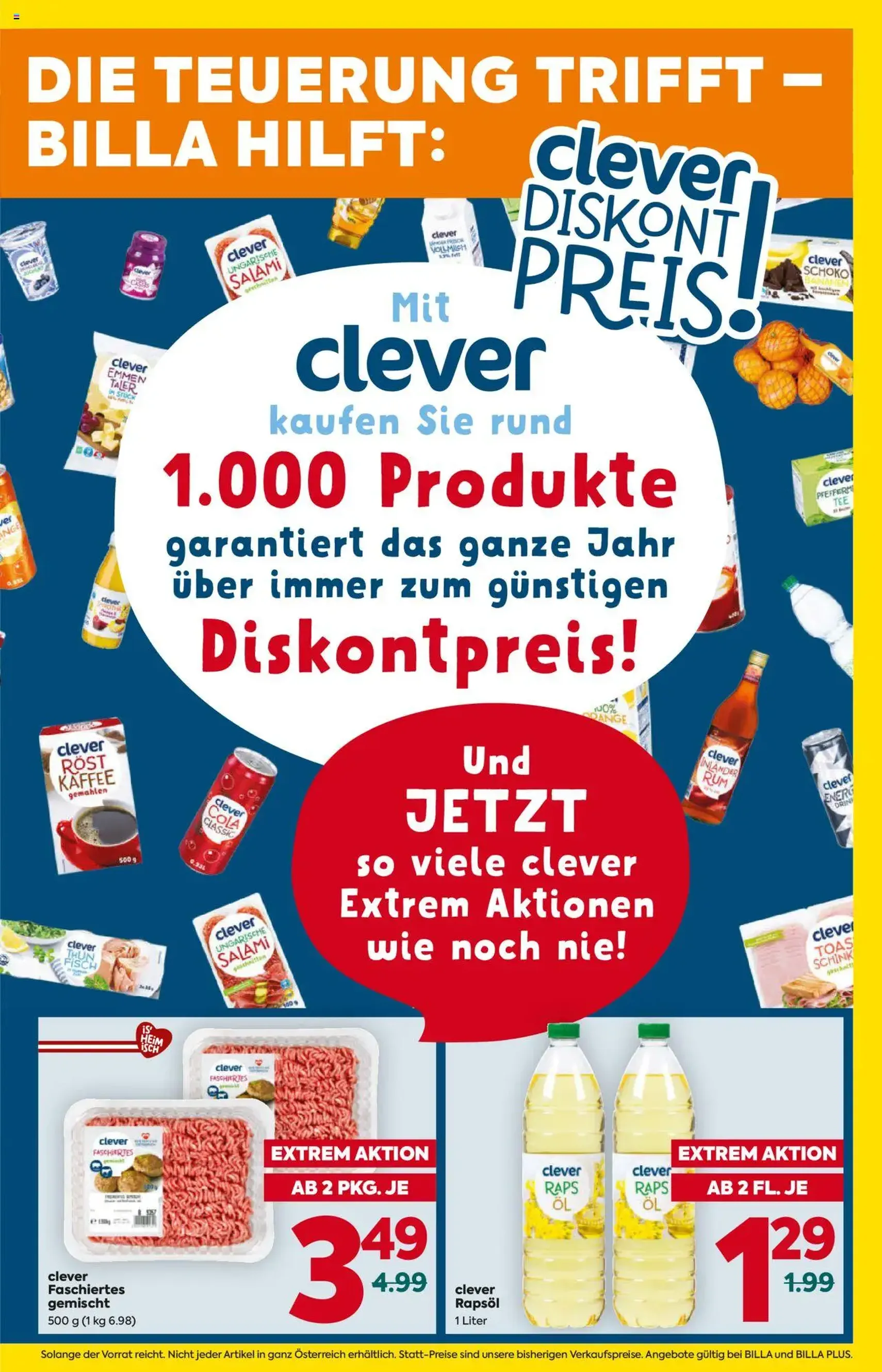Billa Flugblatt - Gültiger Prospekt ab 16.10.2025, Seite 3 von insgesamt 24 Billa Flugblatt - Gültiger Prospekt ab 16.10.2025, Seite 3 von insgesamt 24