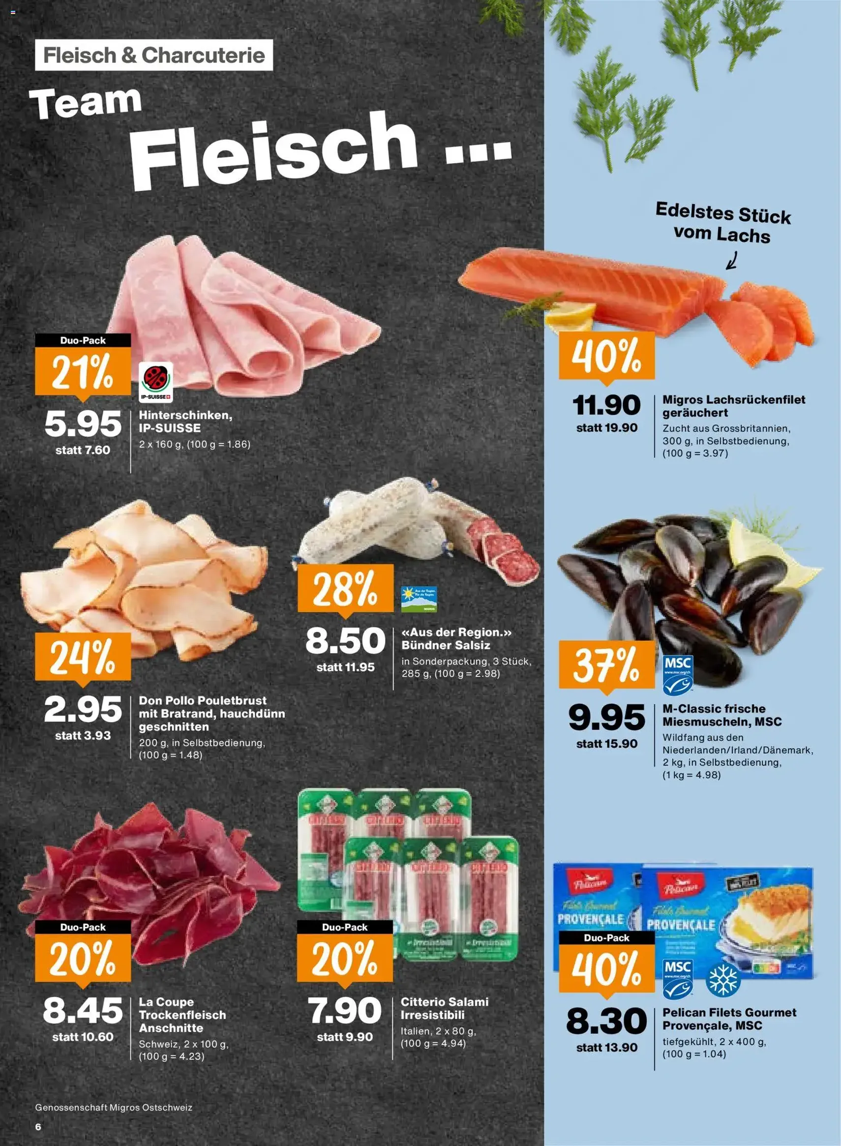 Migros aktionen - Gültiger Prospekt ab 09.07.2026, Seite 6 von insgesamt 20