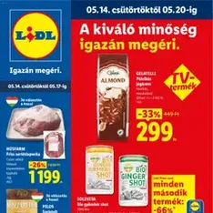 Lidl akciós újság - szórólap előnézete érvényes 2026.05.14. -tól