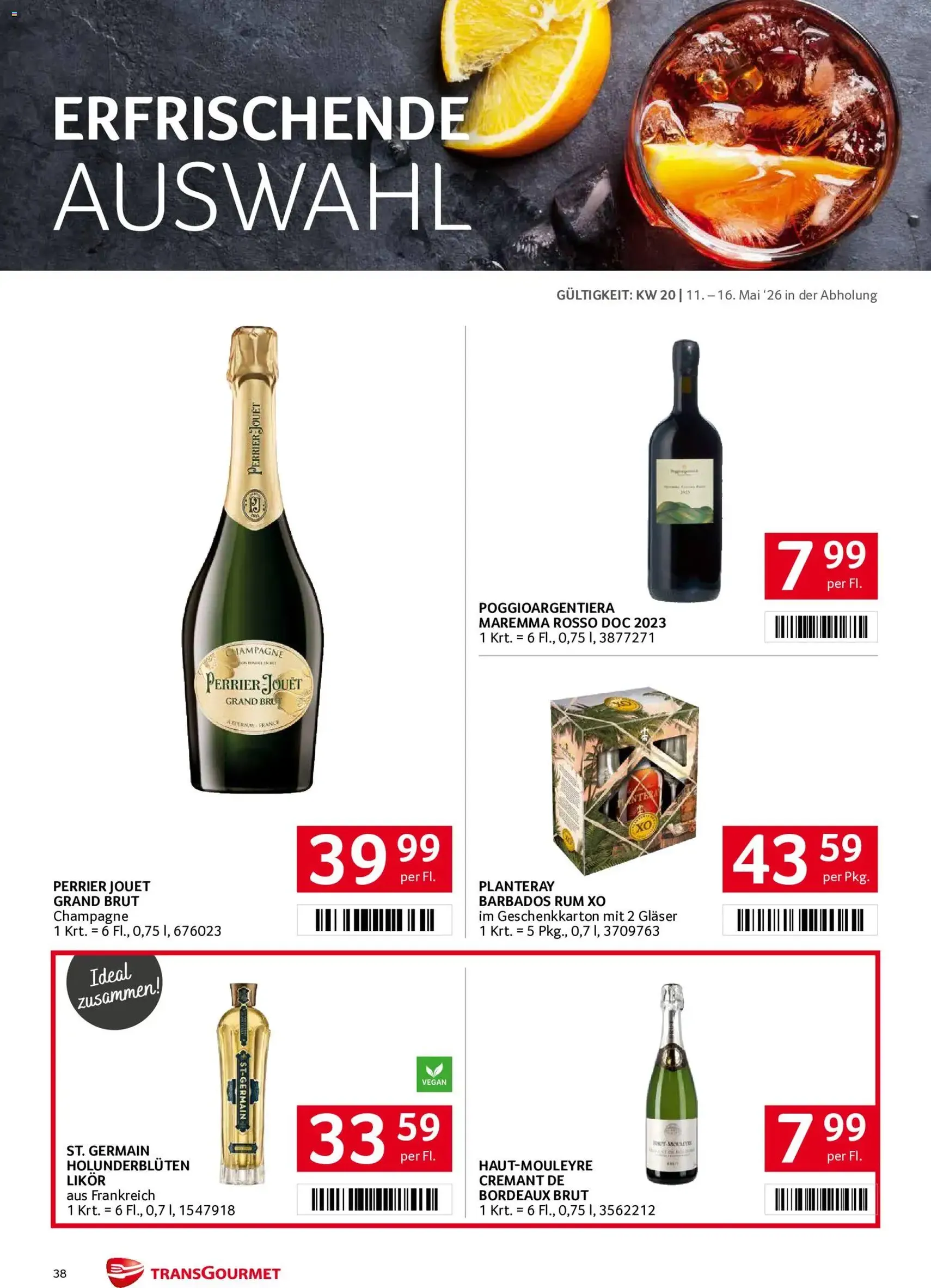 Transgourmet Flugblatt - Gültiger Prospekt ab 11.05.2026, Seite 38 von insgesamt 40