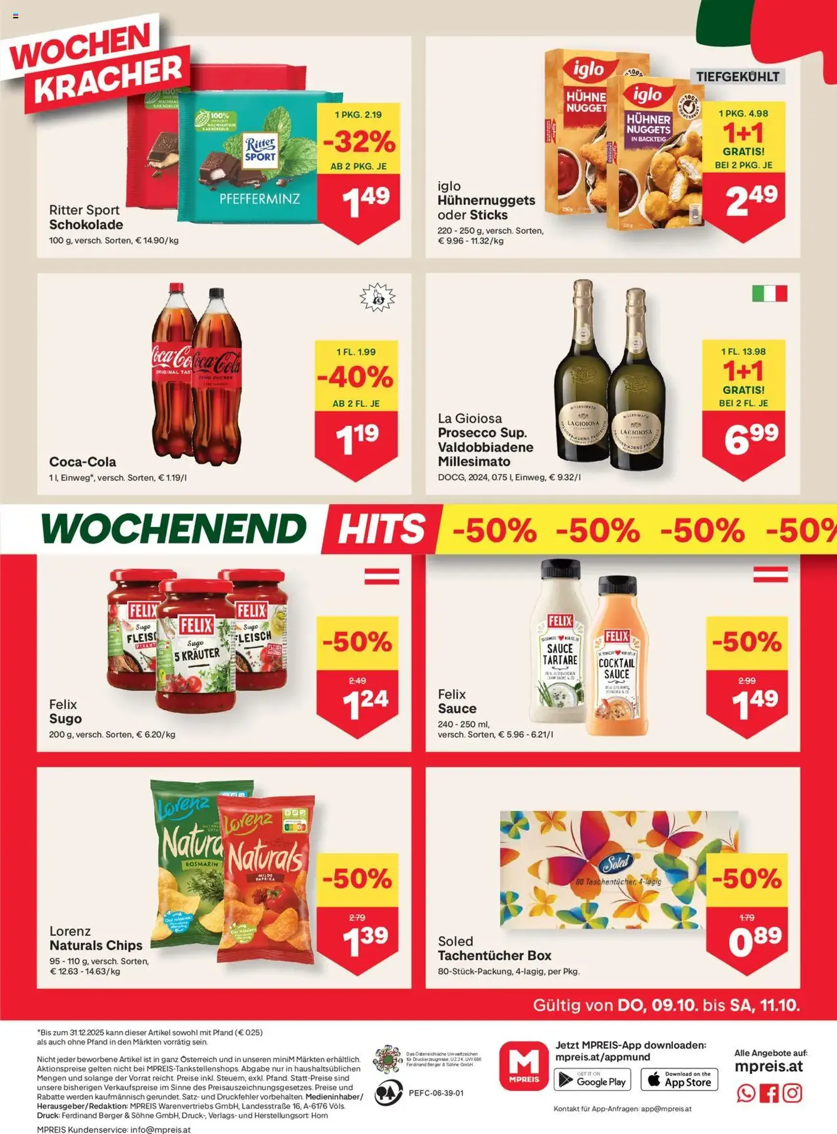 MPREIS Flugblatt - Gültiger Prospekt ab 09.10.2025, Seite 12 von insgesamt 12