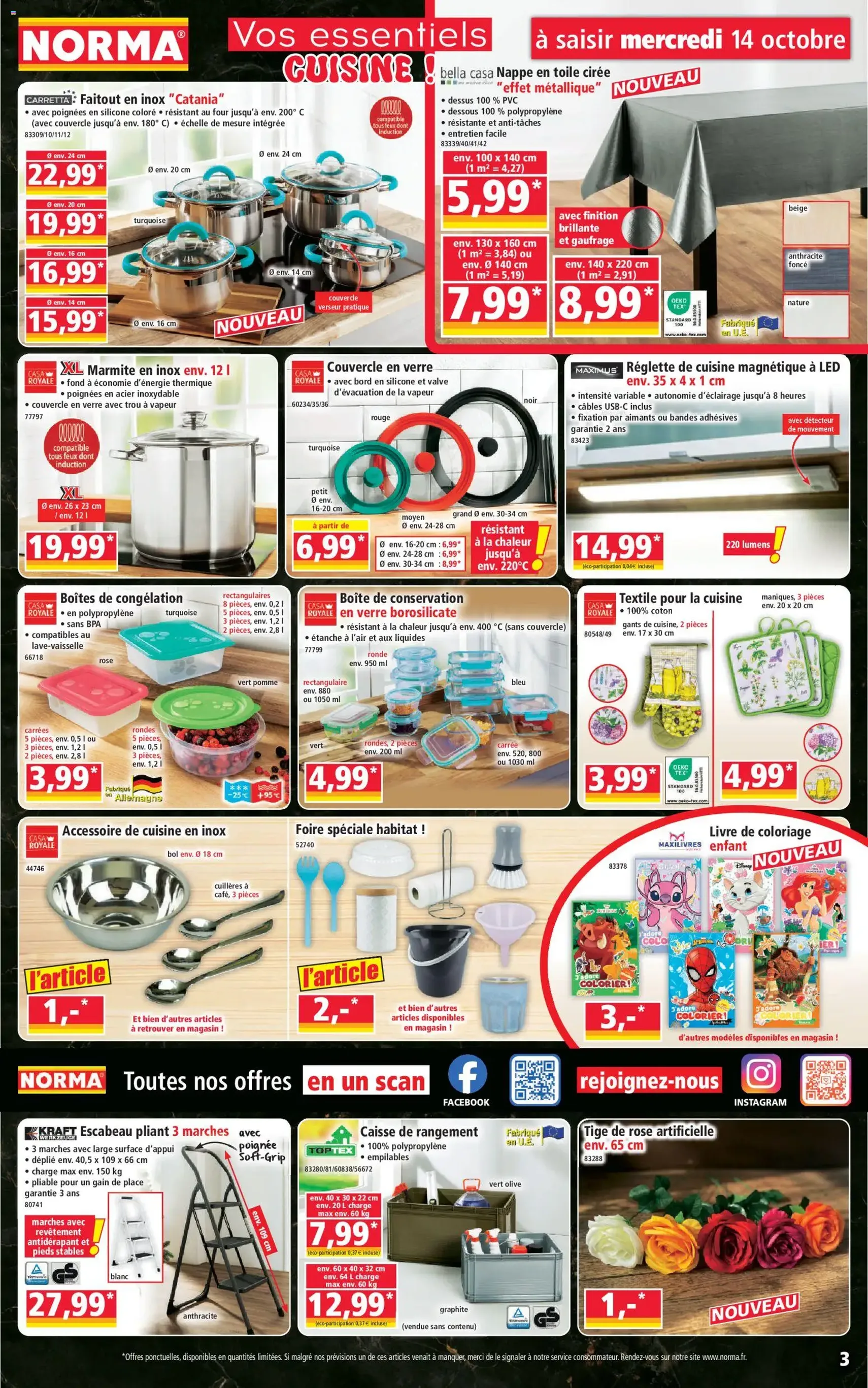Norma catalogue - brochure valable à partir du 14/10/2026, page 3 sur 14