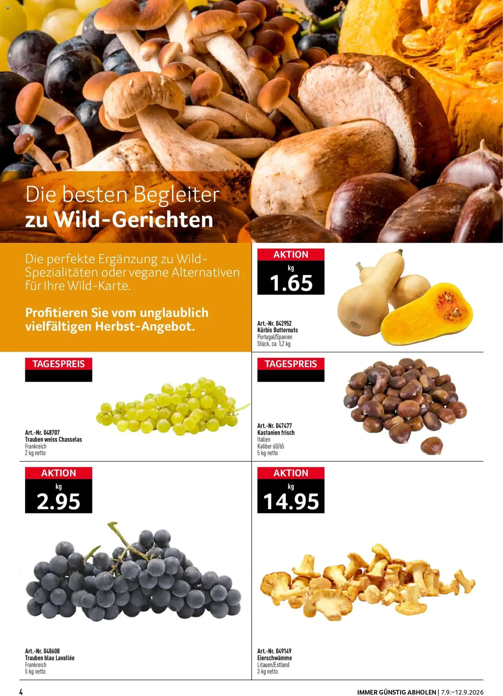 Prodega aktionen - Gültiger Prospekt ab 07.09.2026, Seite 4 von insgesamt 40