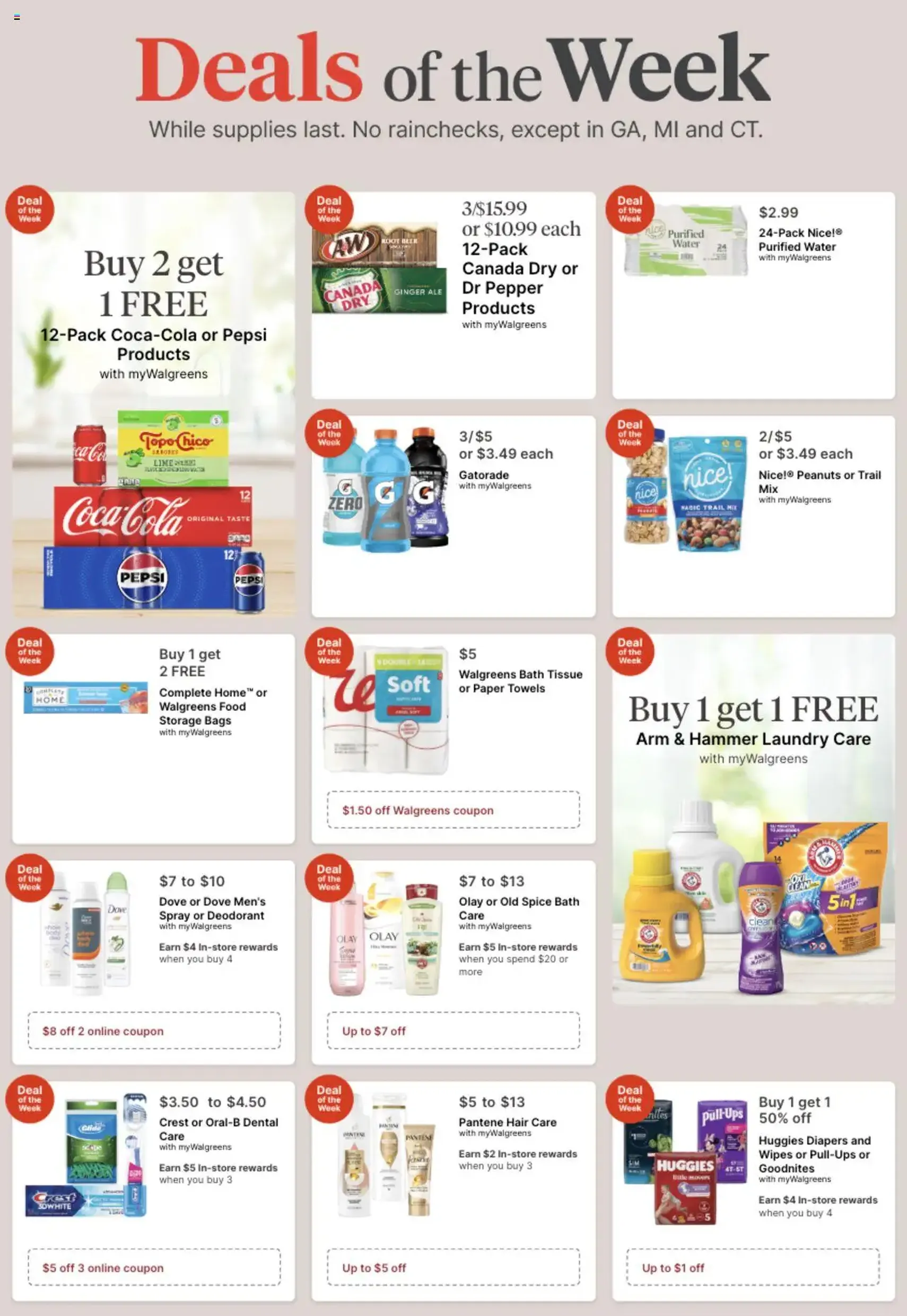 Walgreens Weekly Ad - valid flyer from 07/06/2025, page 1 of 1