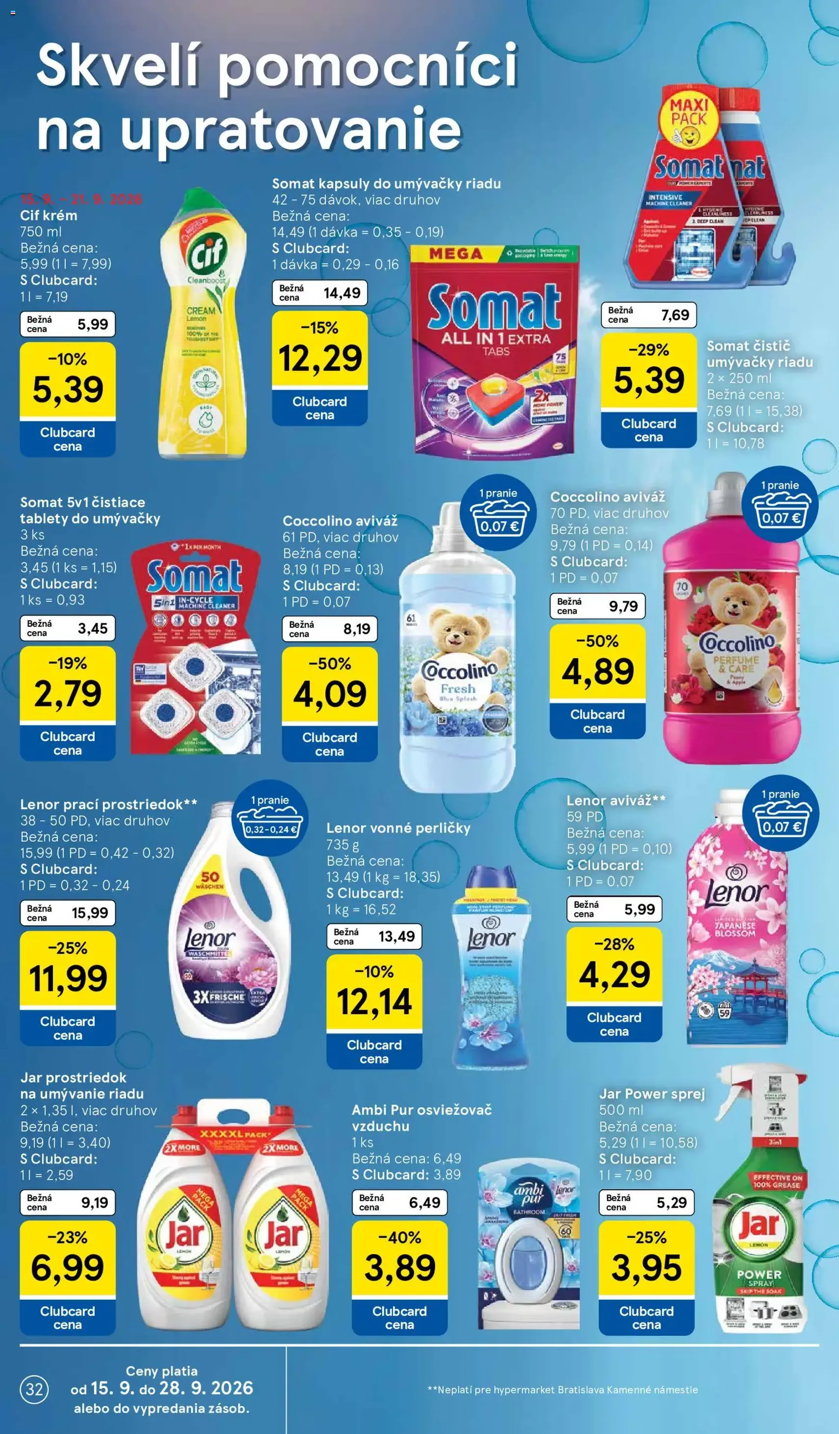 Tesco Hypermarket - leták - platný leták od 16.09.2026 strana 32 z 42