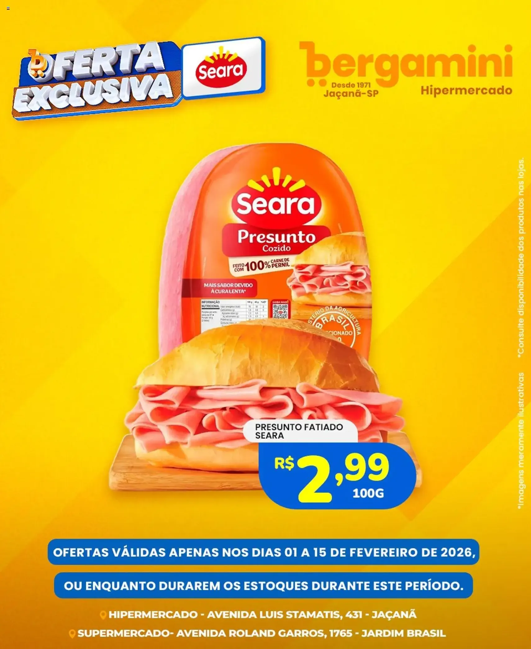 Supermercado Bergamini - Ofertas Seara - folheto válido a partir de 01/02/2026 página 2 de 4