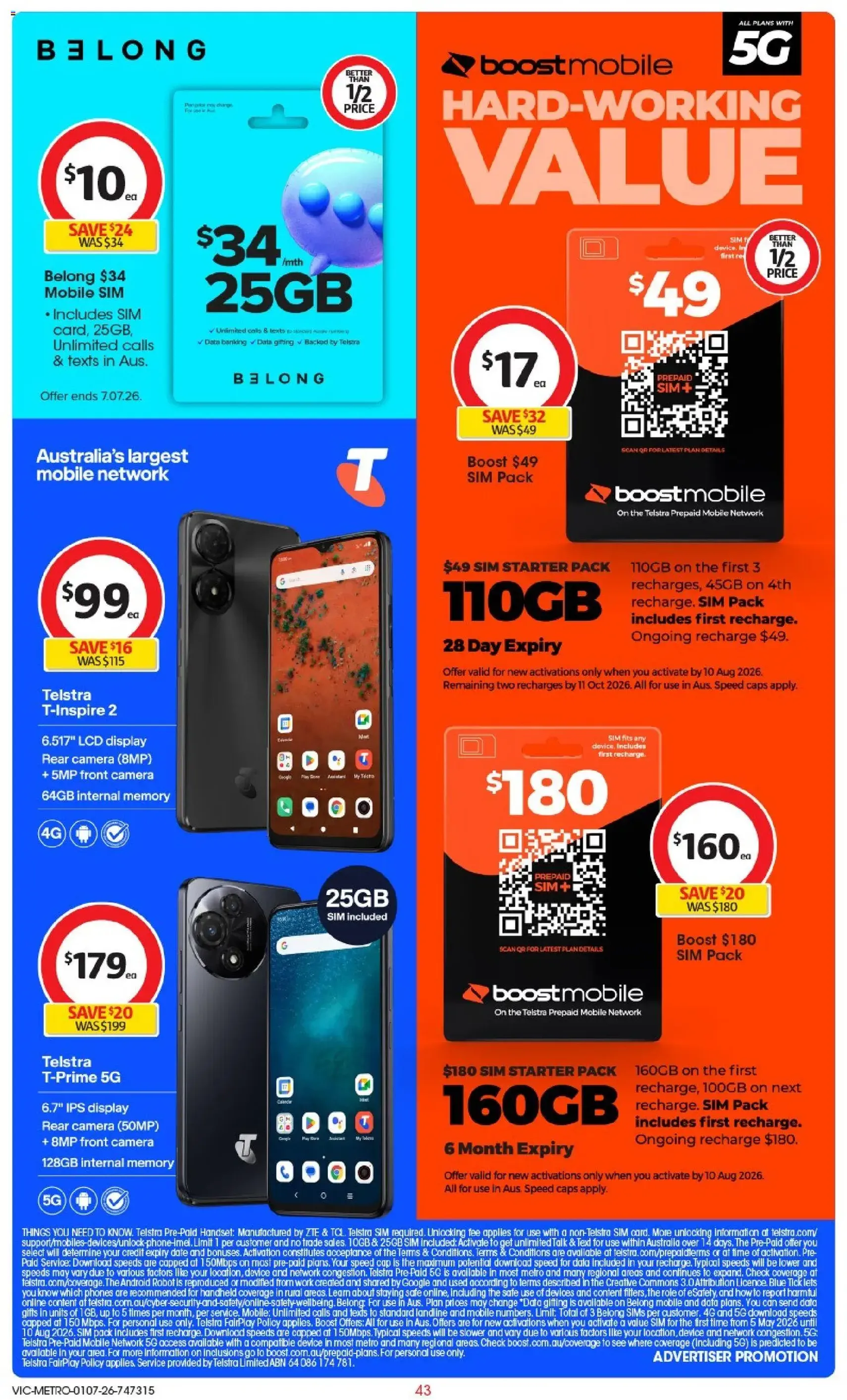 Coles catalogue - valid flyer from 01/07/2026, page 43 of 46