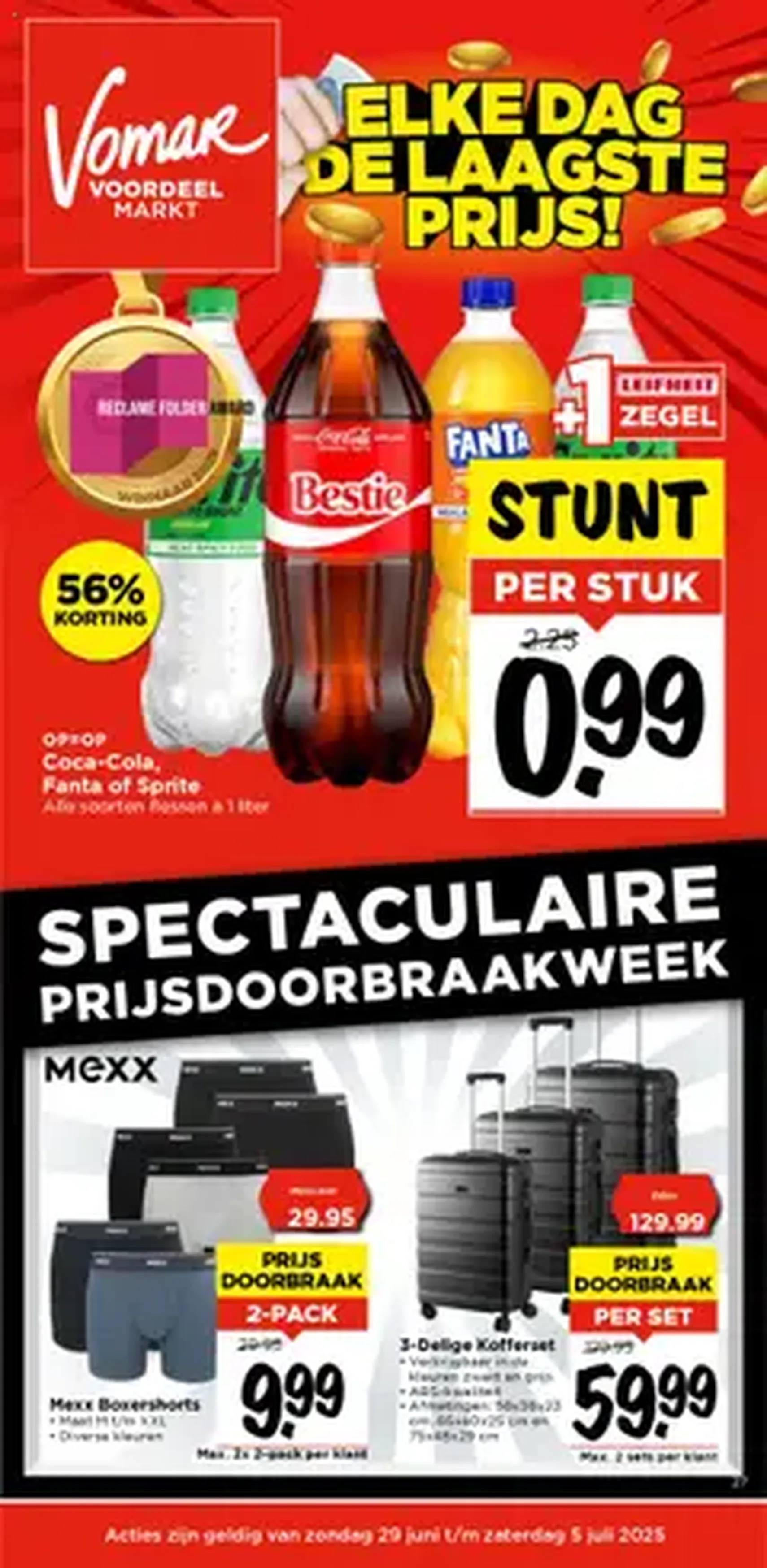 Vomar - Folder week 27 - geldige folder vanaf 29-06-2025 pagina 1 van 1