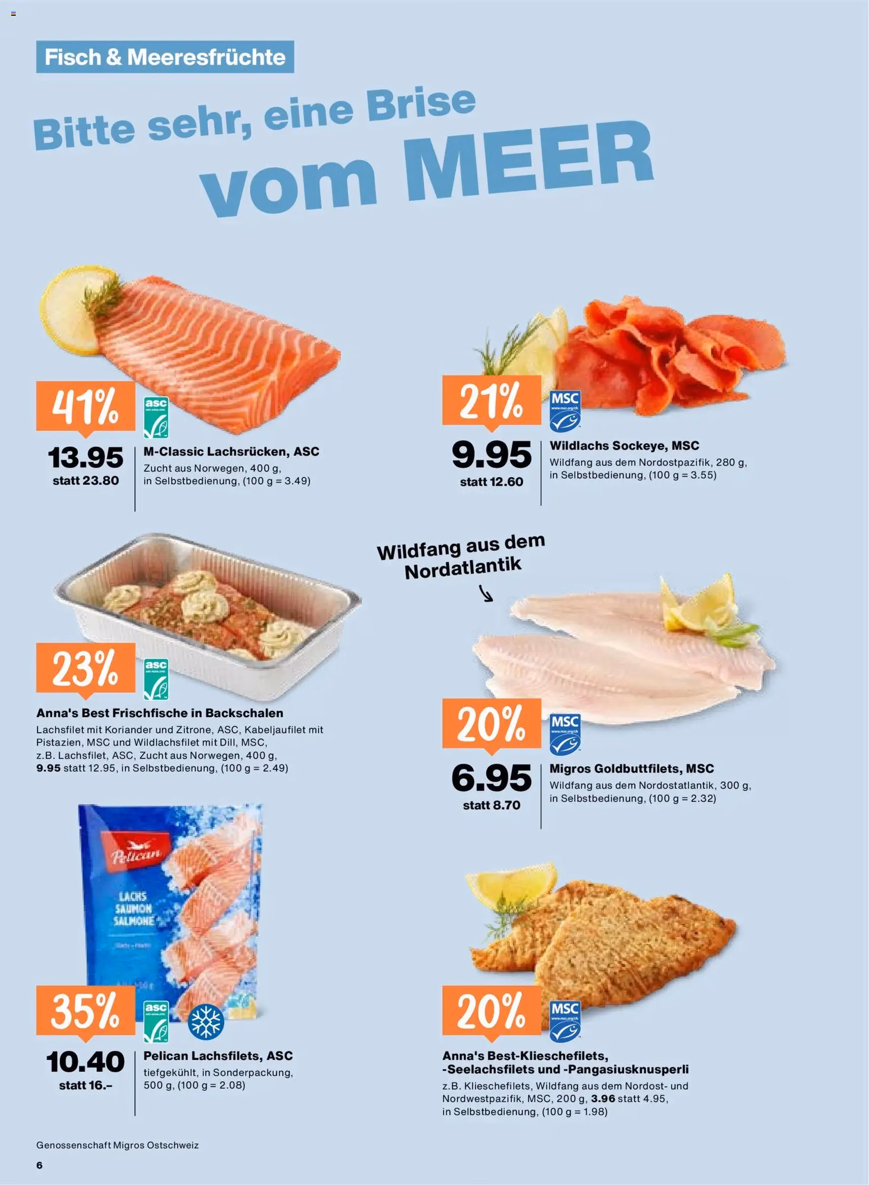 Migros aktionen - Gültiger Prospekt ab 09.04.2026, Seite 6 von insgesamt 24