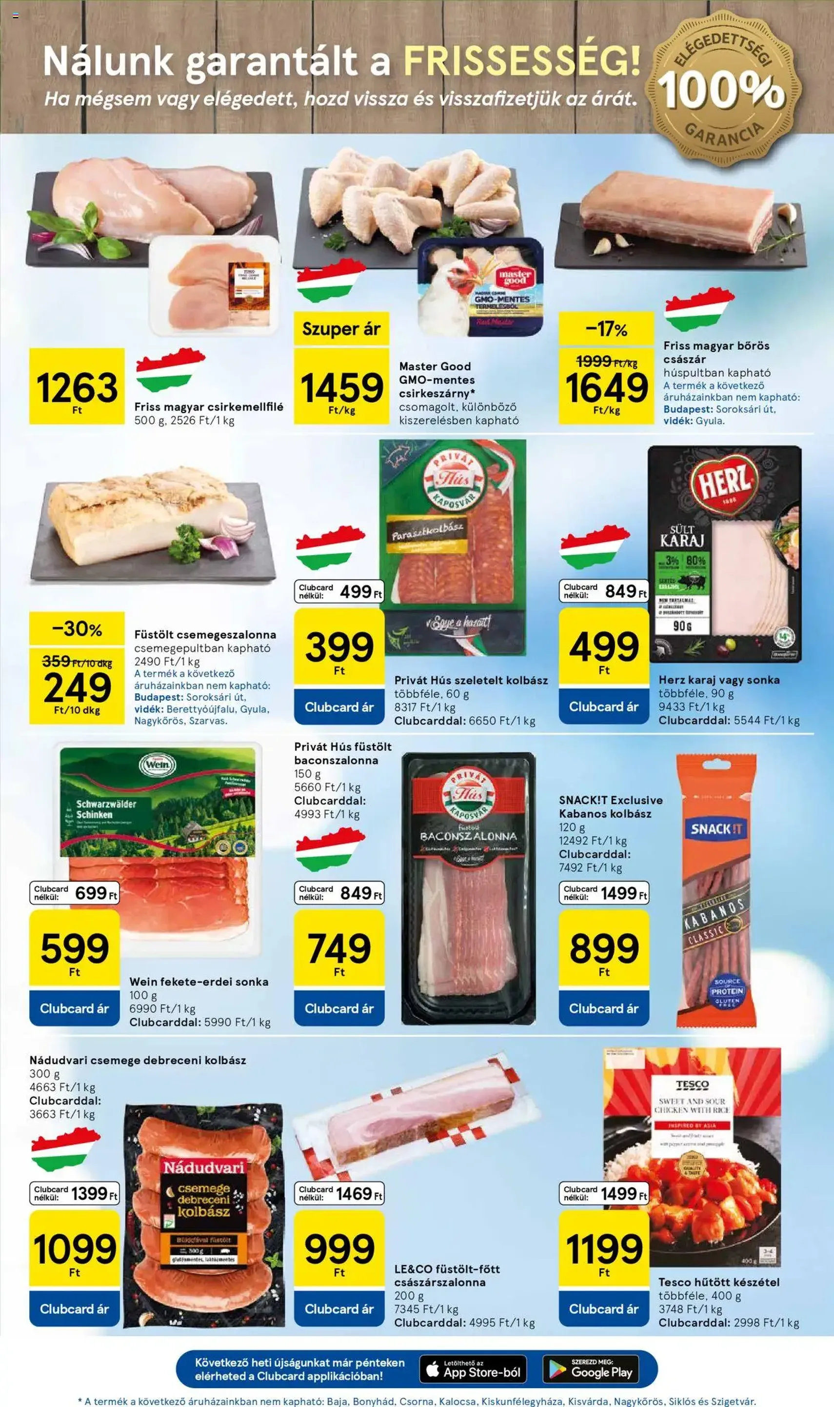 Tesco Hipermarket - Akciós újság - 2025.08.07. érvényes szórólap 3 oldal 32 oldalból Tesco Hipermarket - Akciós újság - 2025.08.07. érvényes szórólap 3 oldal 32 oldalból
